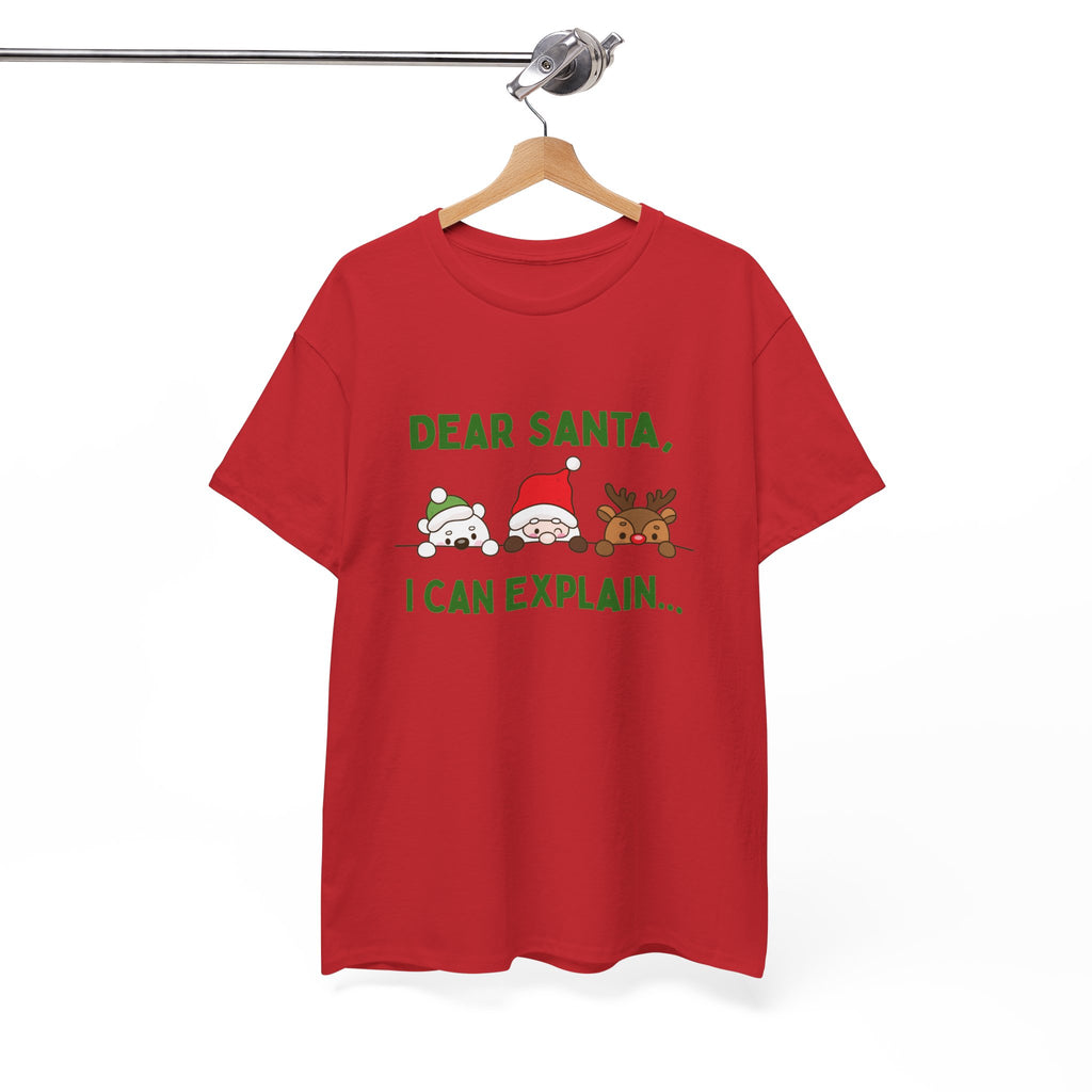 Dear Santa I Can Explain Christmas T-Shirt