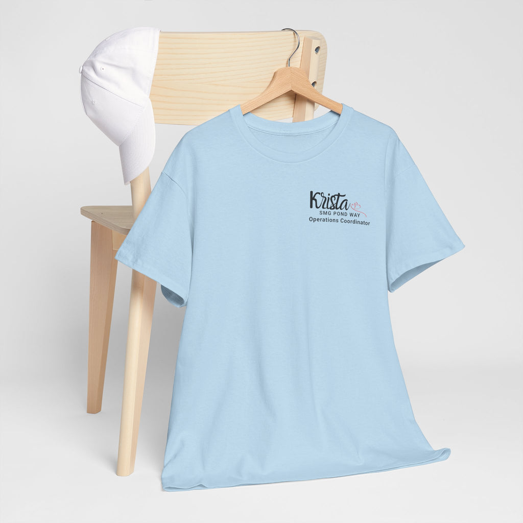 Krista with a Heart Logo Tee