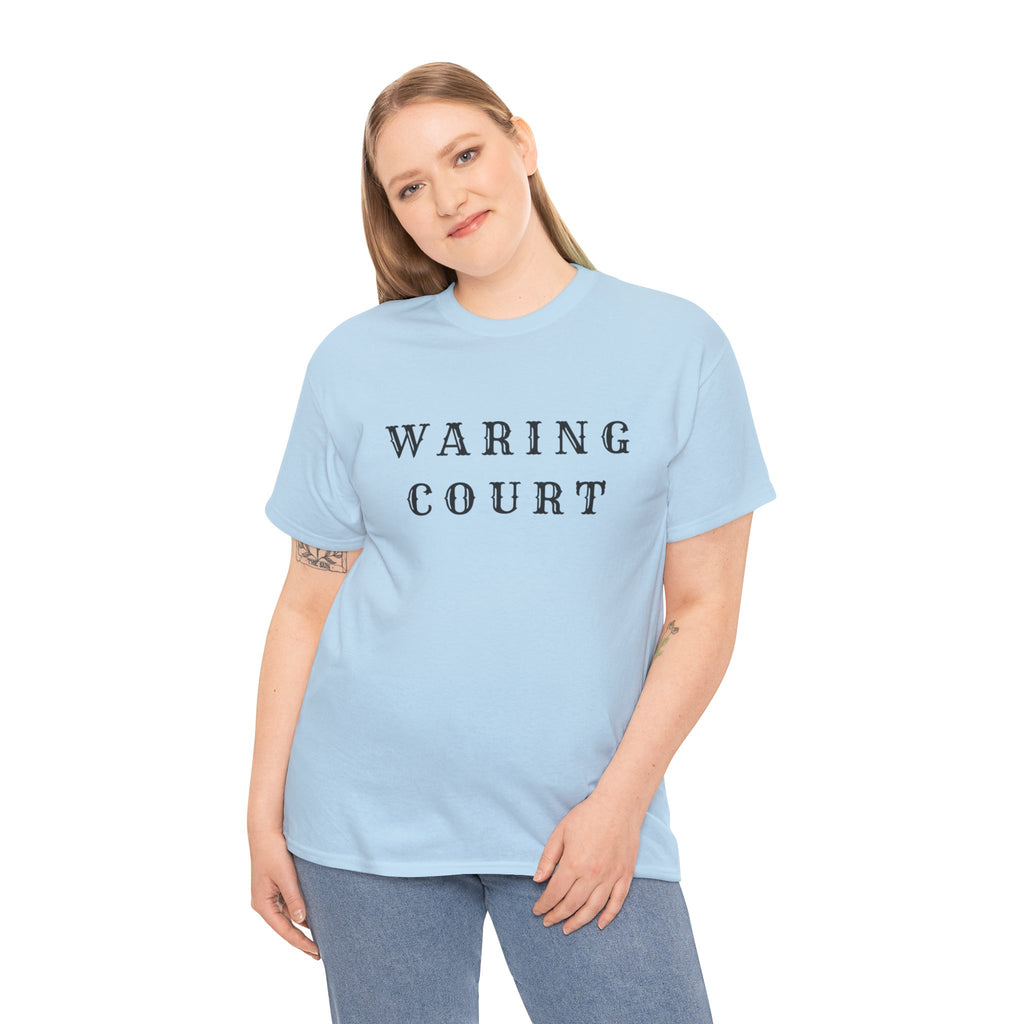 Waring Court Vintage Lettering T‑Shirt