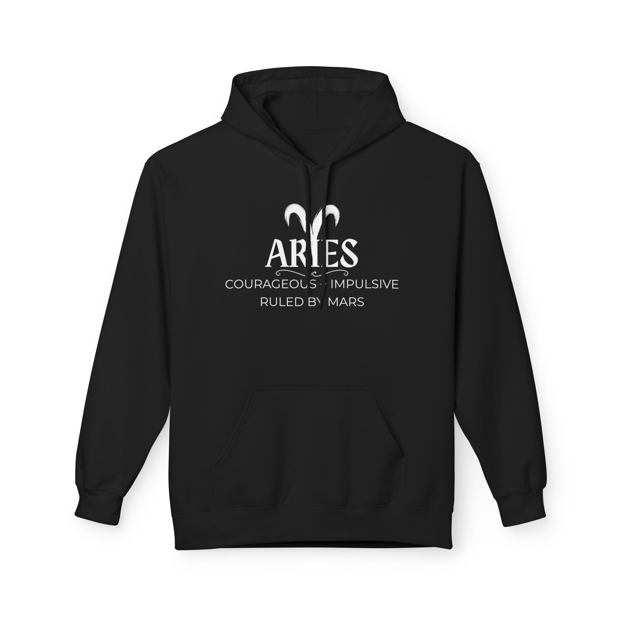 Aries Zodiac Fleece Hoodie