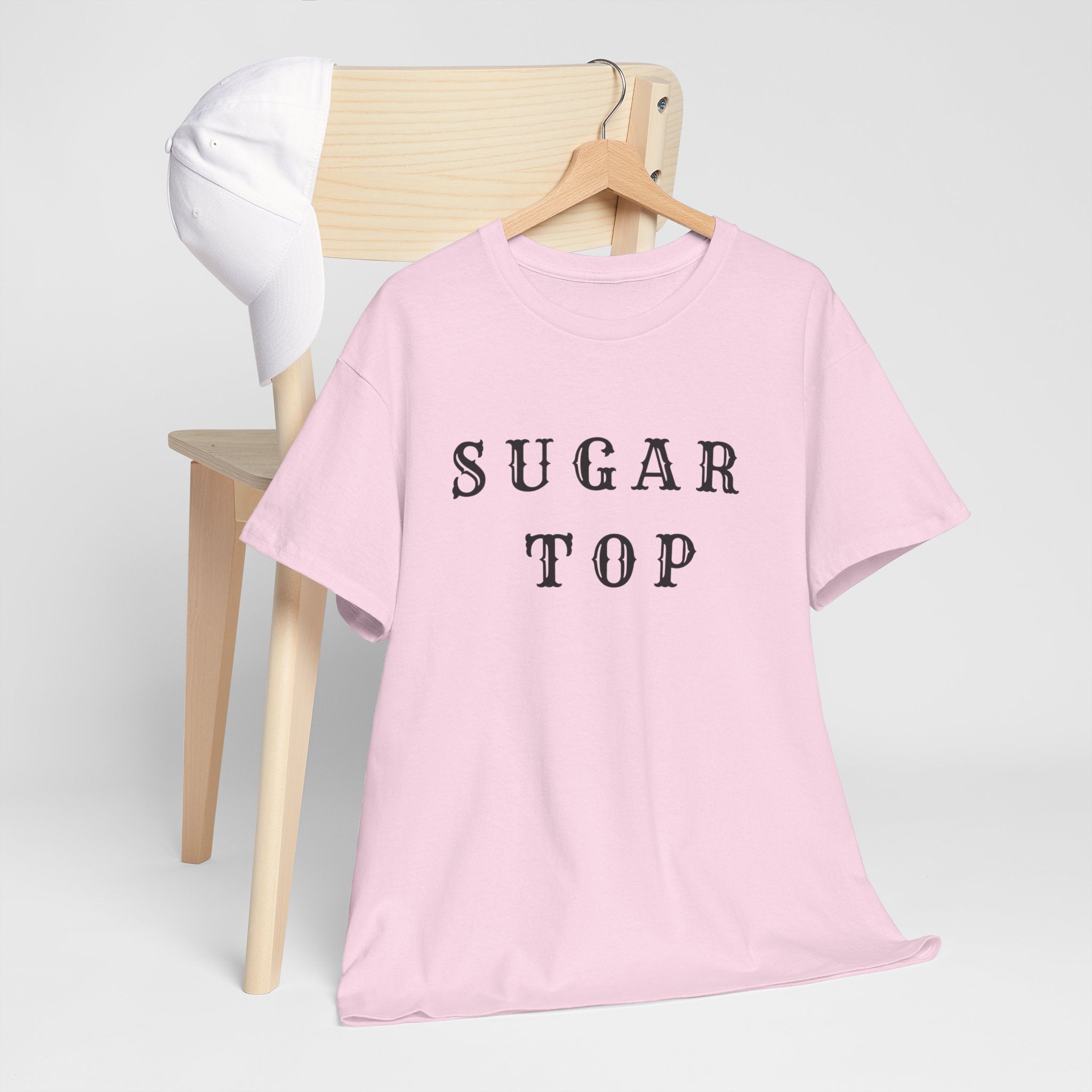 Sugar Top Minimalist Unisex Heavy Cotton Tee
