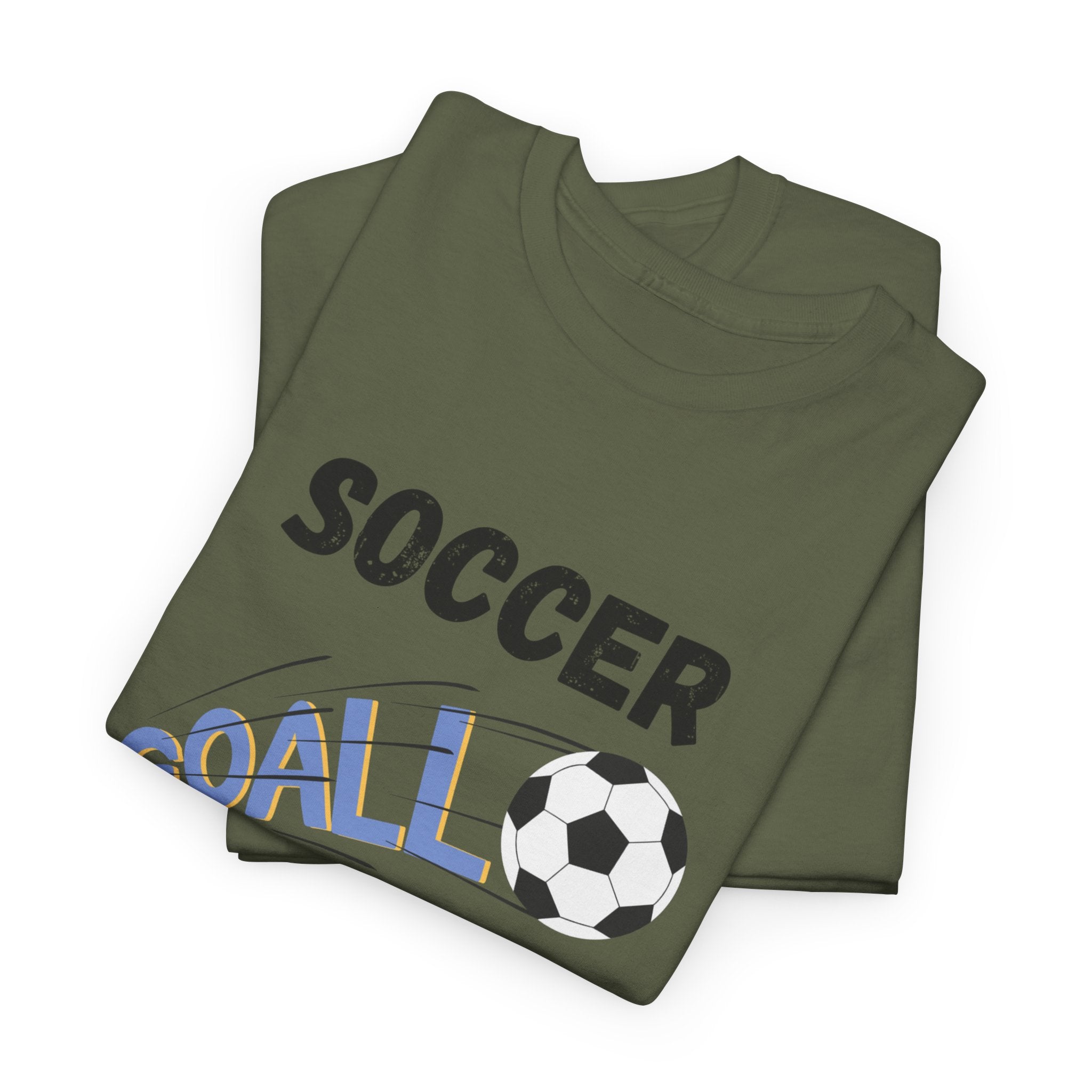 Soccer Mom T‑Shirt — 'Soccer Goal!' Graphic Tee with Soccer Ball