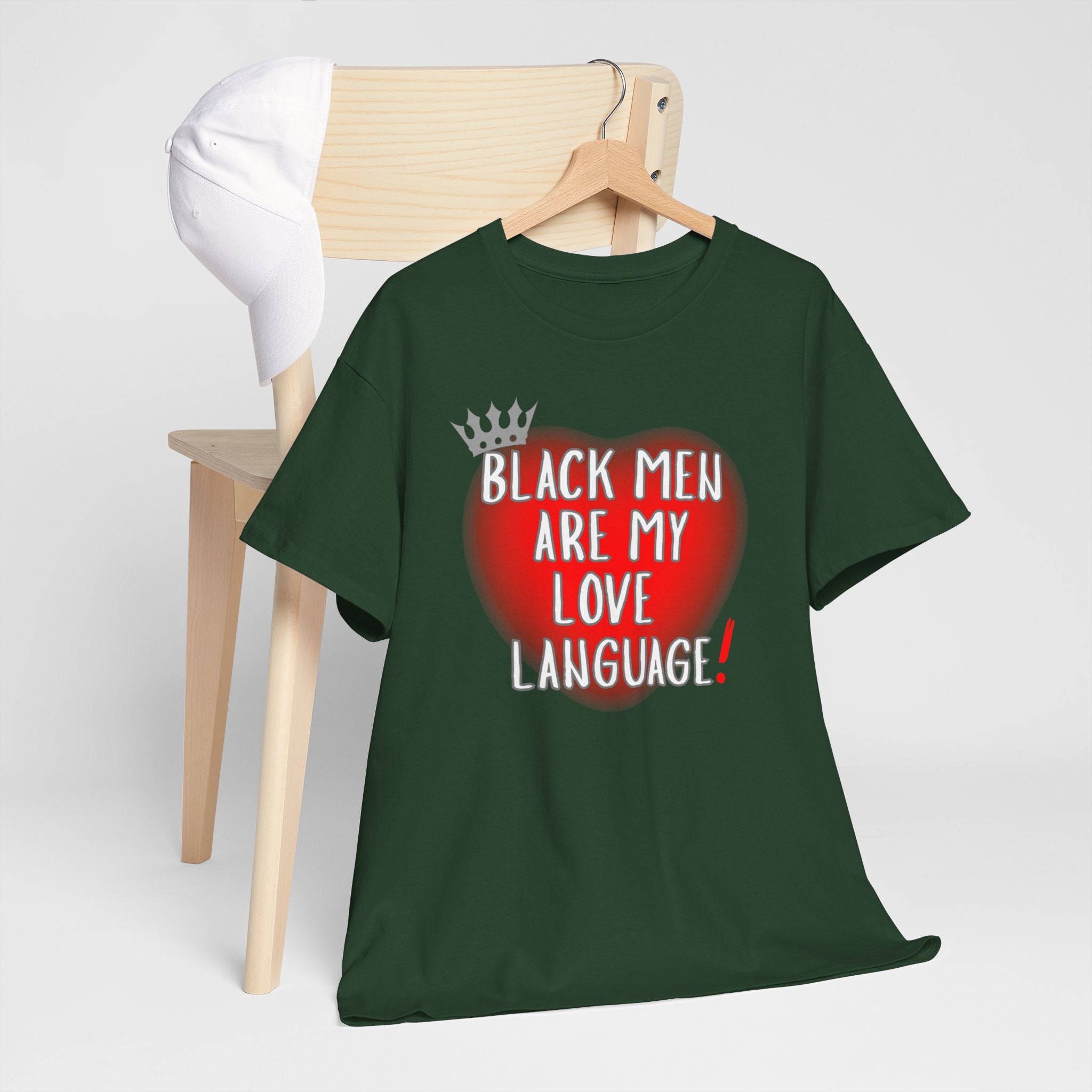 Love Language Tee — "Black Men Are My Love Language" Graphic T-Shirt