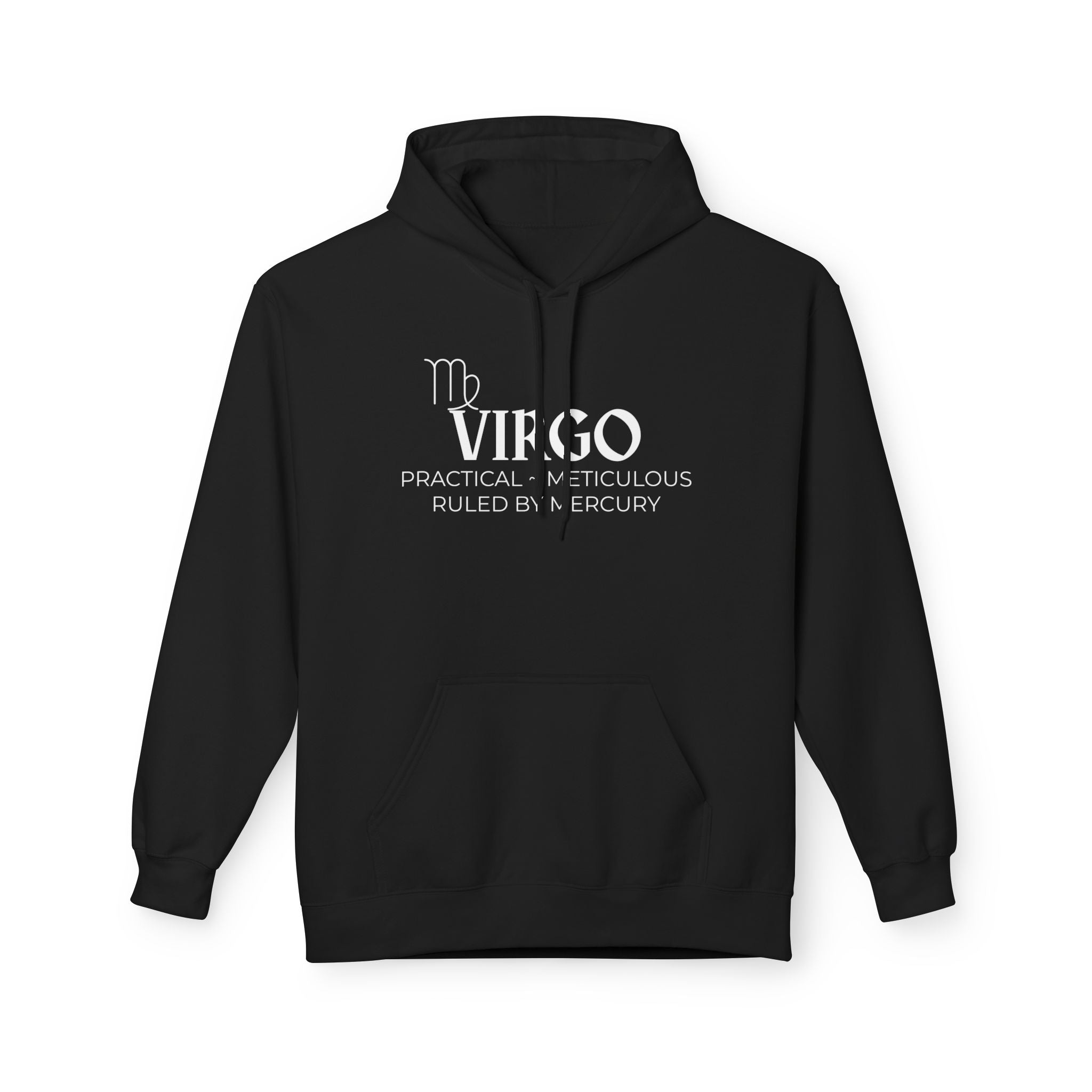 Zodiac Virgo Fleece Hoodie for Astrology Lovers