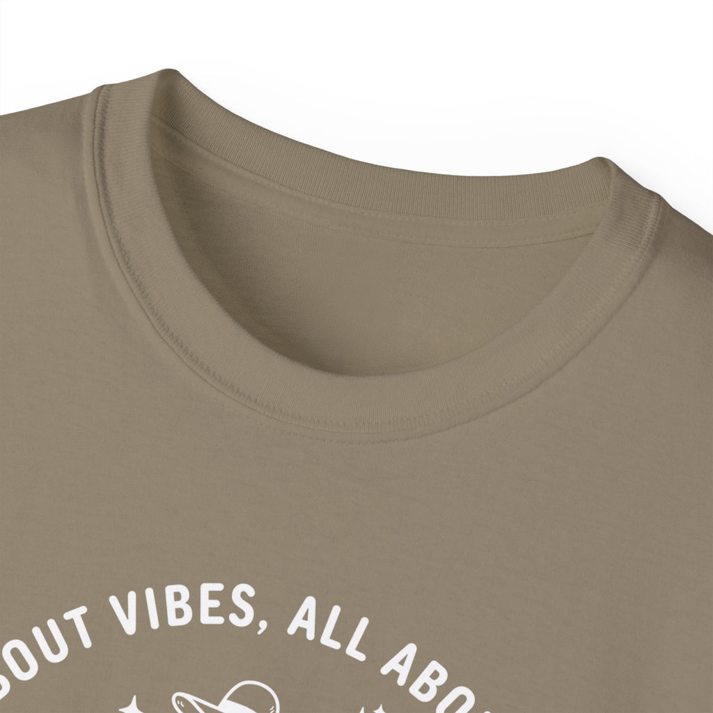 Girls Trip T-Shirt — 'All About Vibes, All About Style' Graphic Tee for Bachelorette & Vacation