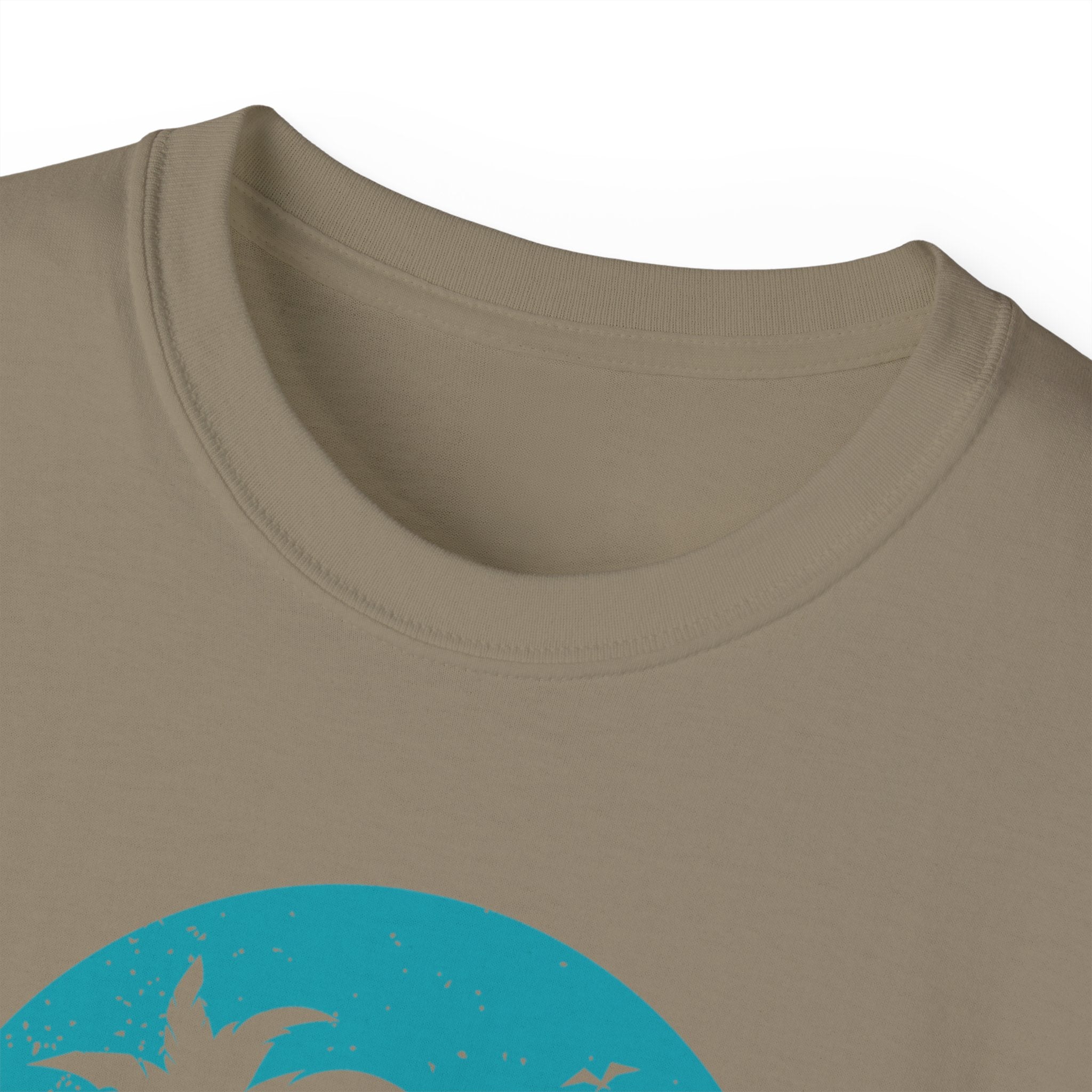 Vacation Mode Tee — Retro Palm Beach Sunset Graphic T-Shirt
