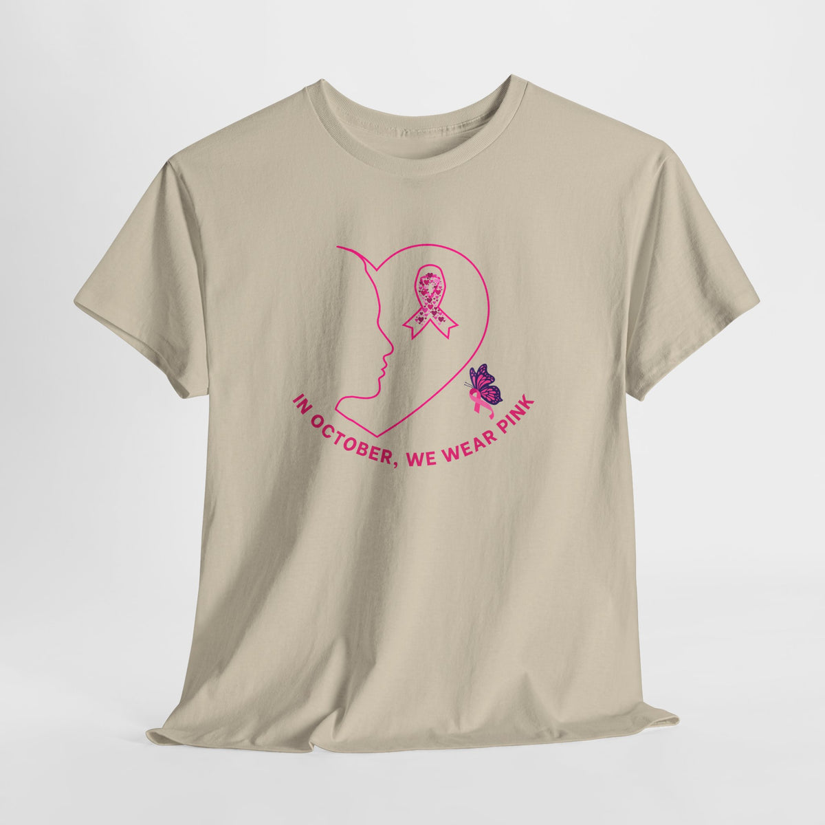 Breast Cancer Awareness T-Shirt — "In October, We Wear Pink" Tee