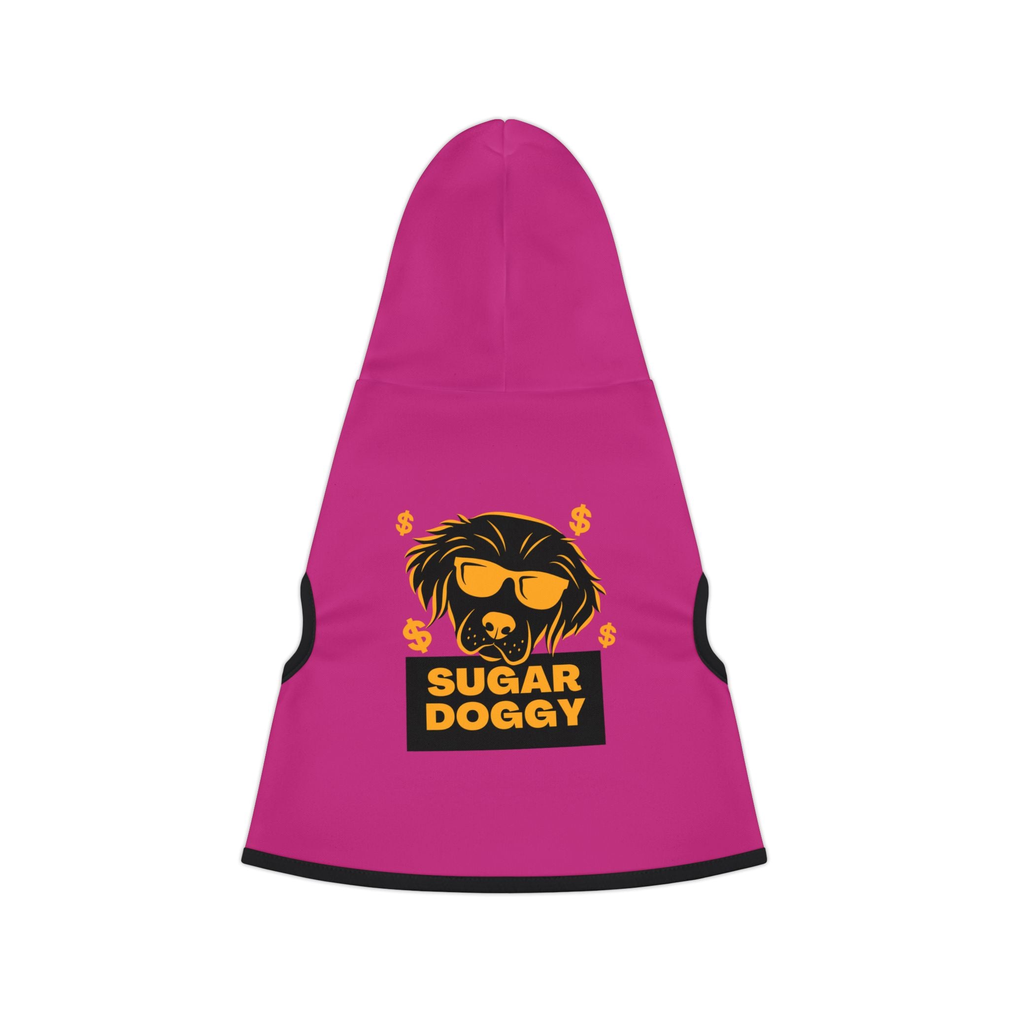 Sugar Doggy Pet Hoodie — Cute Cool Dog Hoodie with Sunglasses & 'SUGAR DOGGY' Graphic