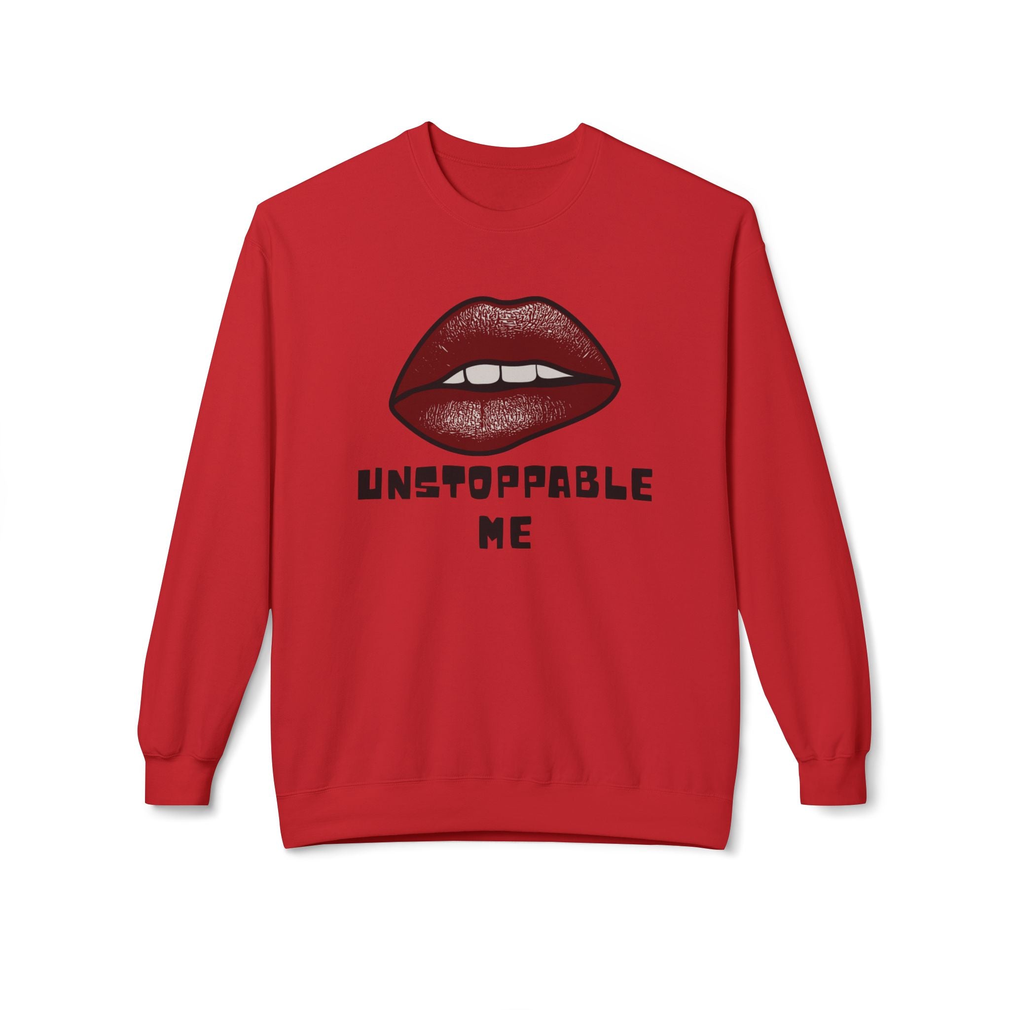 Unstoppable Me Sweatshirt — Bold Lip Graphic Crewneck
