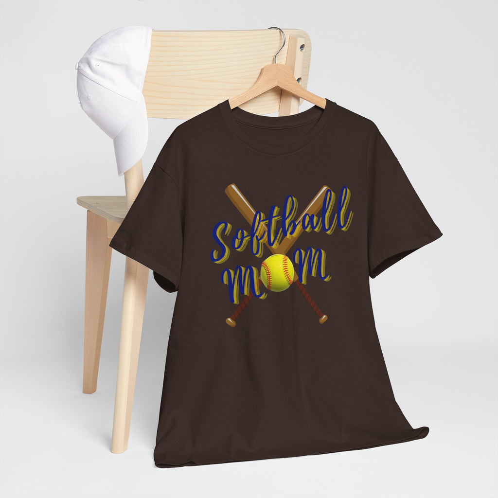 Softball Mom T-Shirt — Bat & Ball Graphic Tee