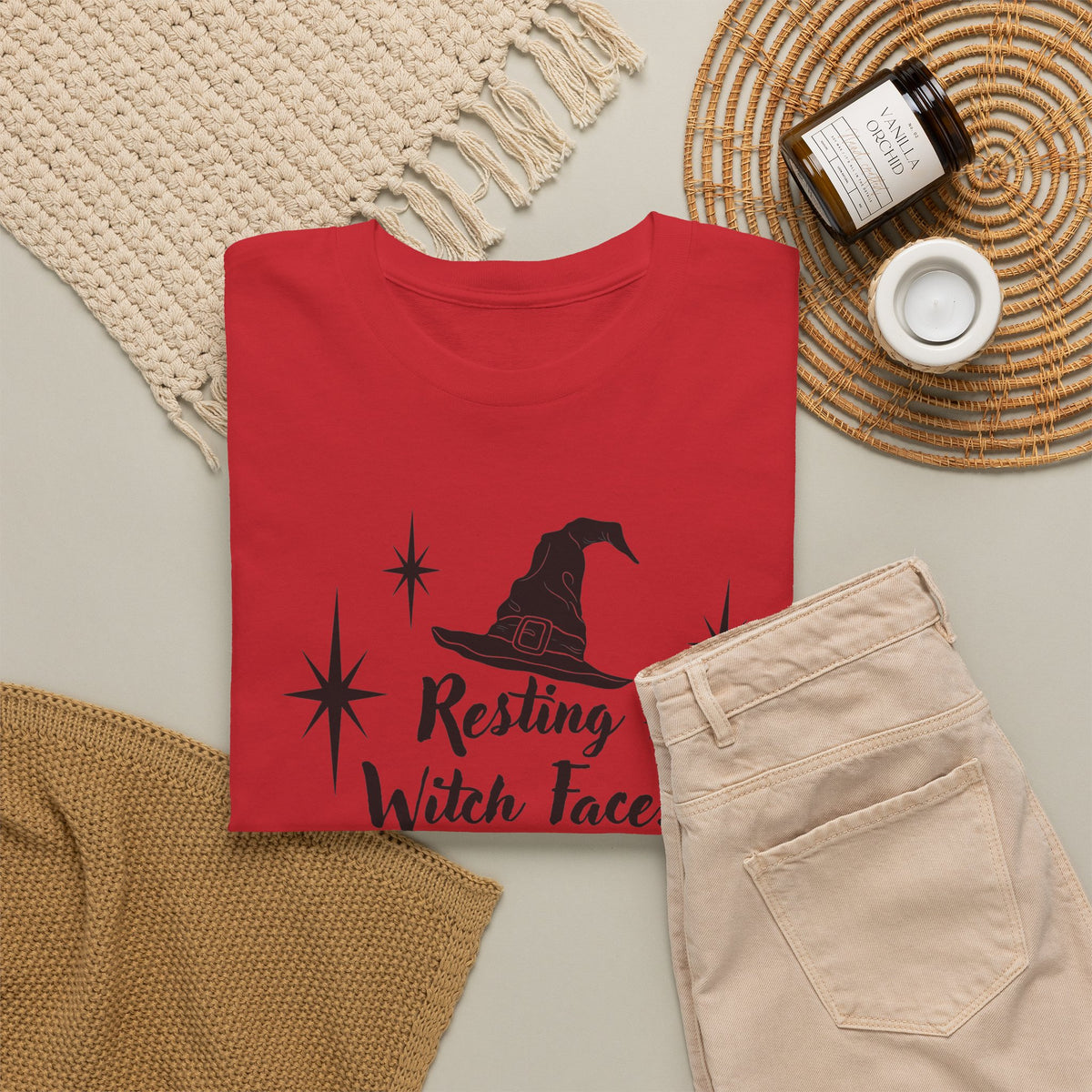 Witch T-Shirt - “Resting Witch Face? Naw, I’m Just Tired” Halloween Tee