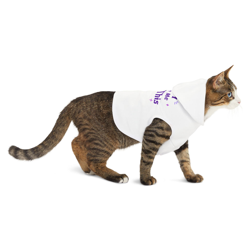 Pet Hoodie — "Mom Made Me Wear This" Cute Pet Hooded Shirt for Dogs & Cats
