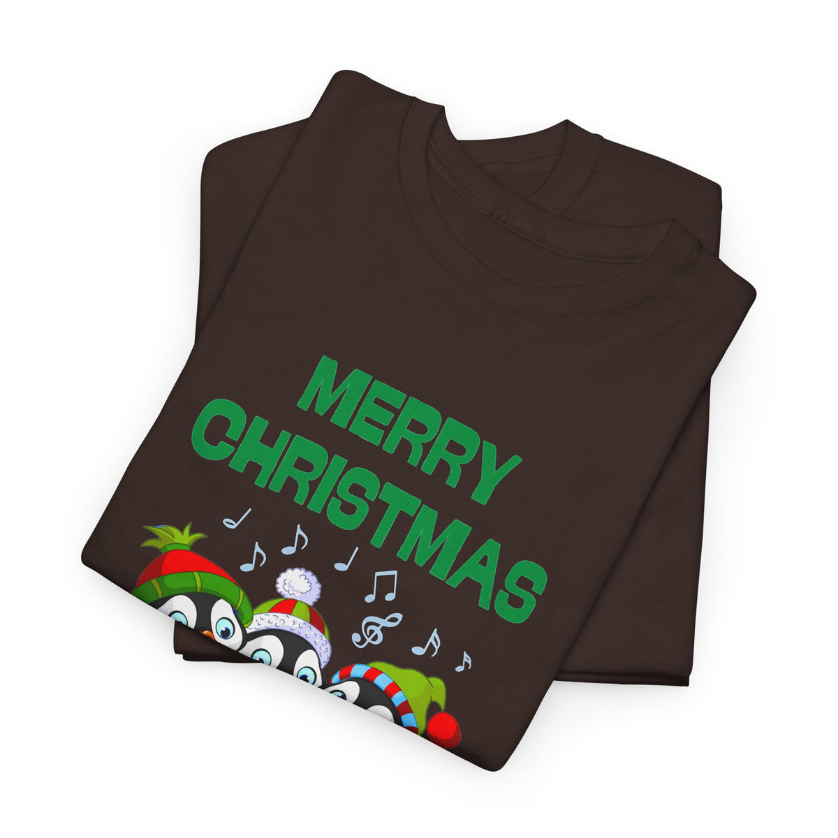 Merry Christmas Penguin Trio Holiday T-Shirt