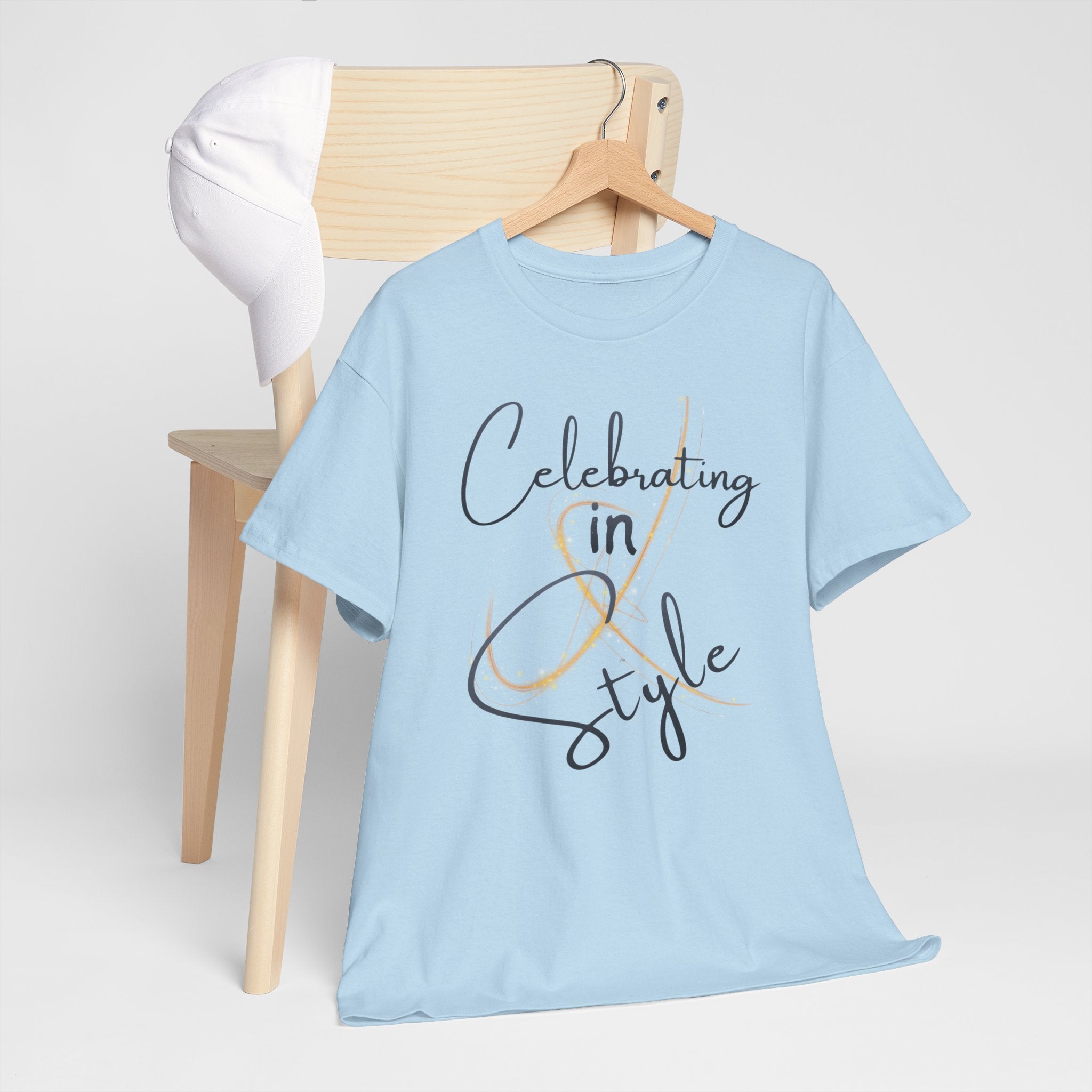 "Celebrating" T-Shirt — Celebratory Graphic Tee