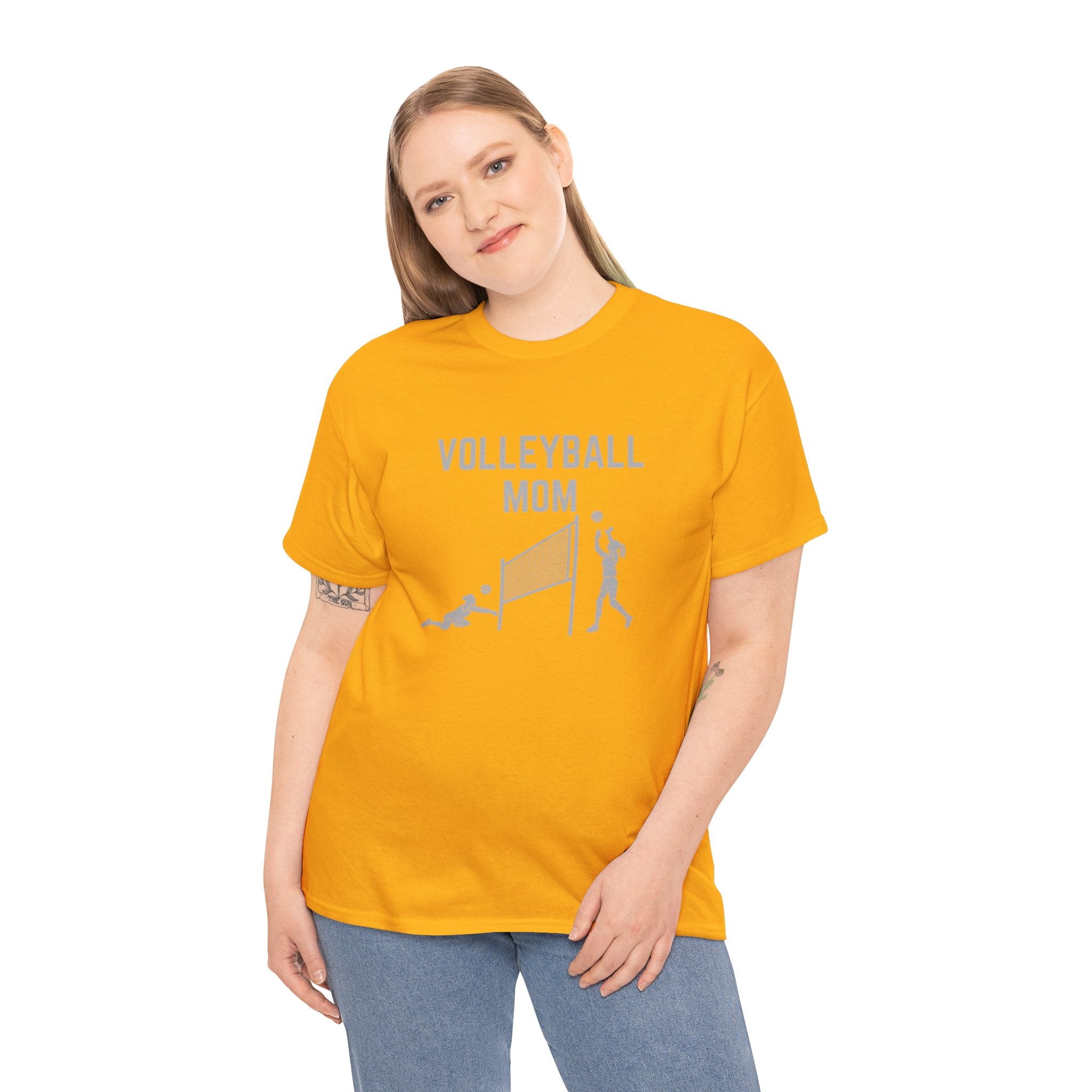Volleyball Mom T-Shirt — Graphic Volleyball Mom Tee for Game Day