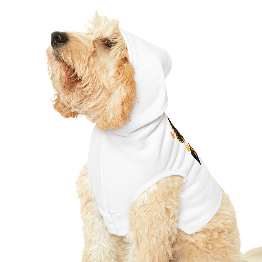 Pet Hoodie — 'Sugar Doggy' Graphic Dog Hoodie (Cool Sunglasses & Money Design)