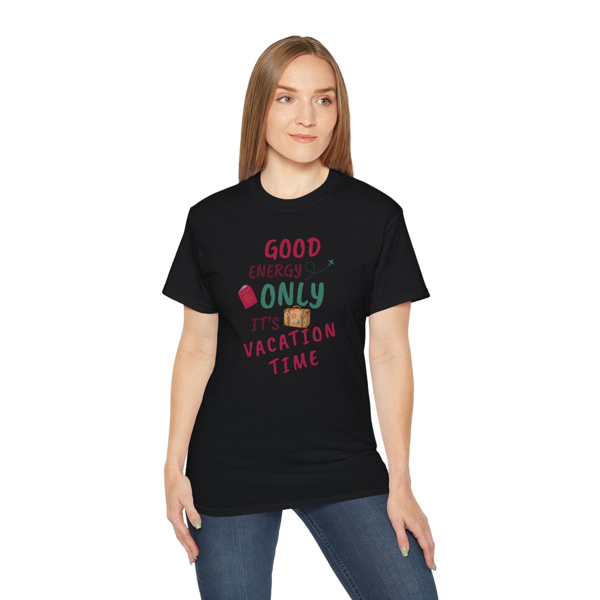Good Energy Only – Vacation Time T-Shirt