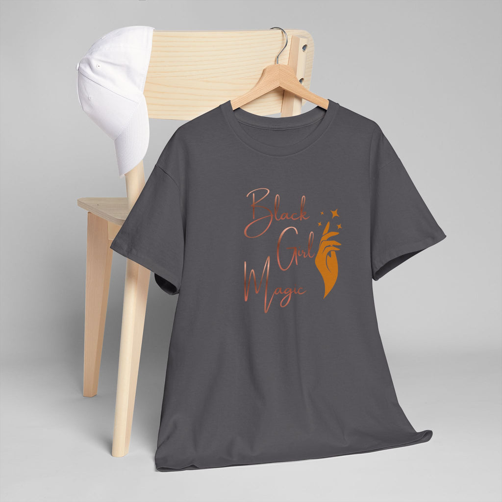 Black Girl Magic T-Shirt — Empowerment Tee with Feminine Illustration