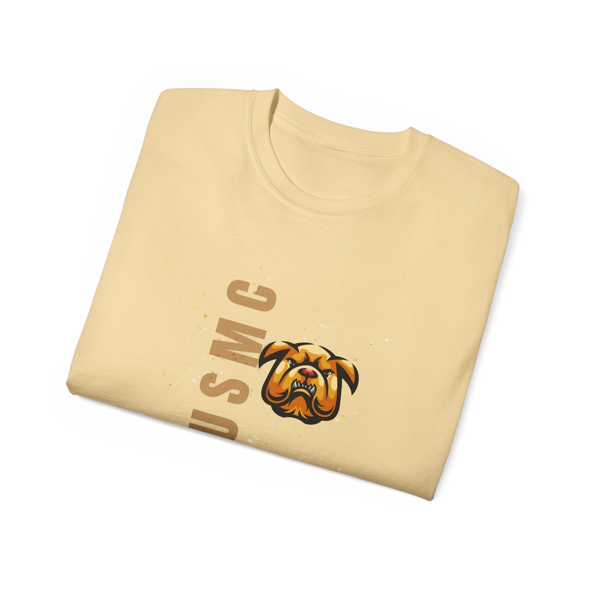 USMC Jarhead Bulldog T‑Shirt — Marine Corps Vertical Logo Tee