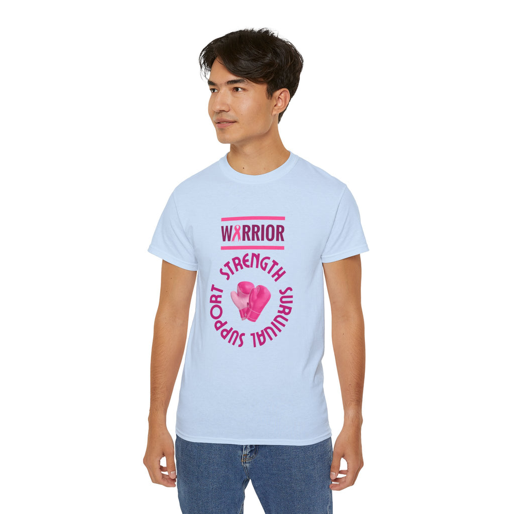 Breast Cancer Warrior T-Shirt — Support Strength Survival Tee