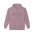 Minimalist Inspirational Hoodie — “As An Individual Be Uniquely You”