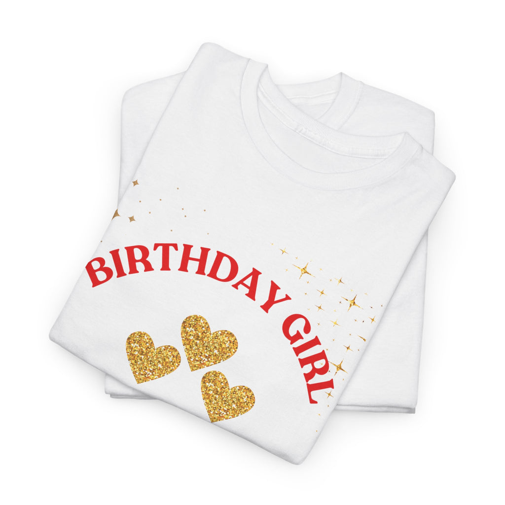 Birthday Girl Tee — "No Apologies" Graphic Birthday Shirt