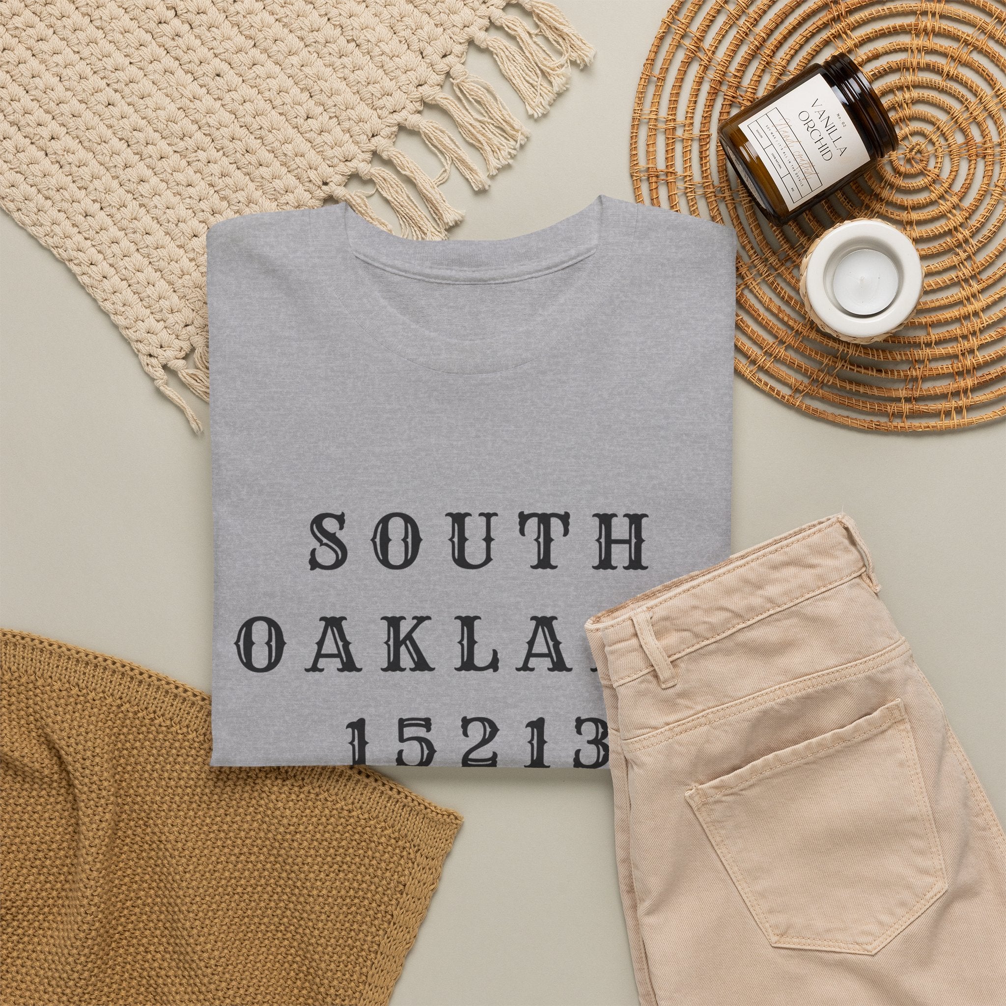 South Oakland 15213 T‑Shirt — Vintage Zip Code Tee