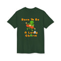St. Patrick’s Day T-Shirt – "Born To Be A Lucky Charm" Cute Leprechaun Graphic Tee