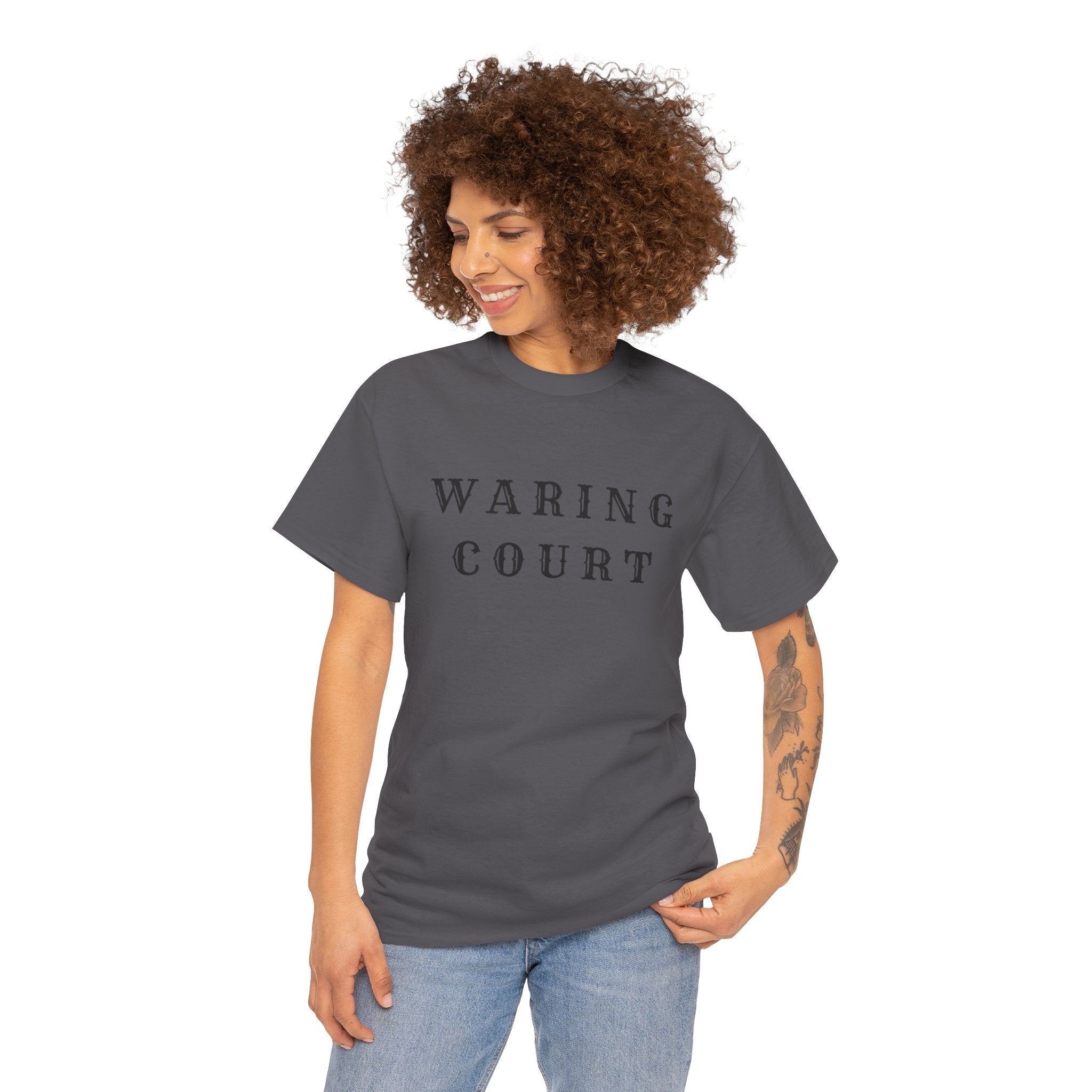 Waring Court Vintage Lettering T‑Shirt