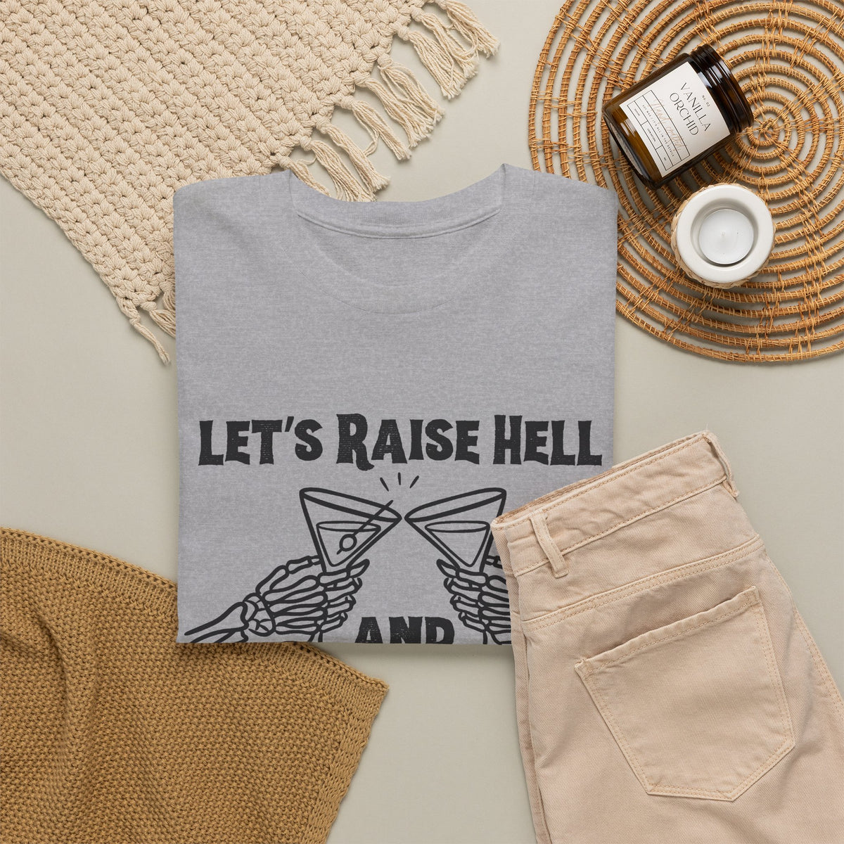 Let's Raise Hell and Raise a Glass T-Shirt