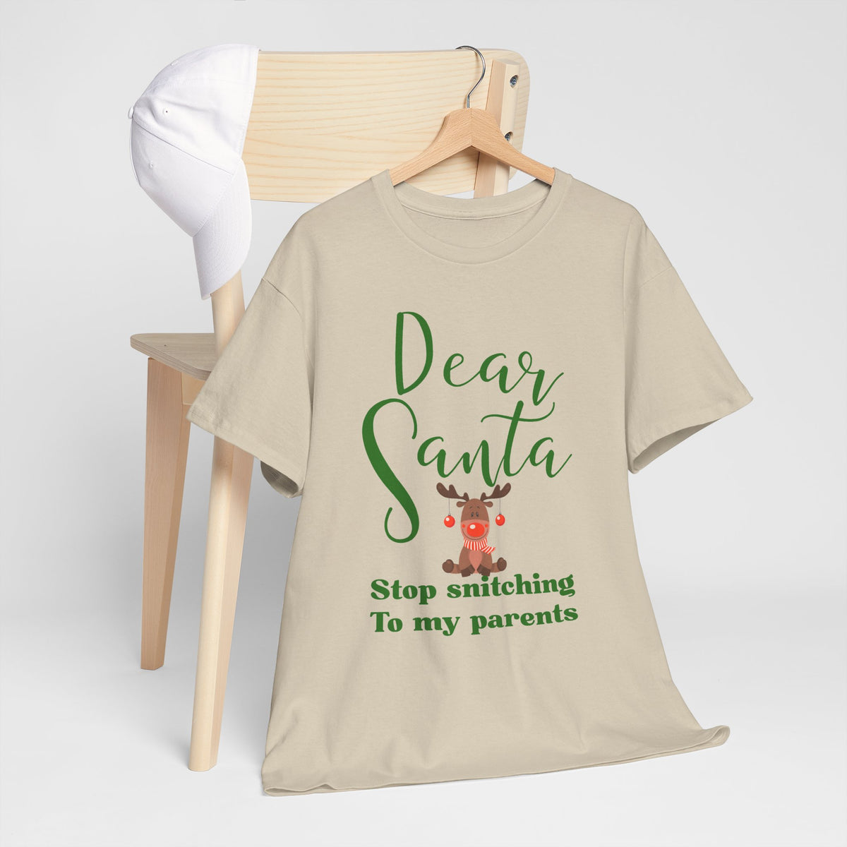 Dear Santa Stop Snitching to My Parents Christmas T-Shirt