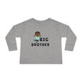 Big Brother Toddler Long Sleeve Tee - Cute Sibling Announcement Shirt