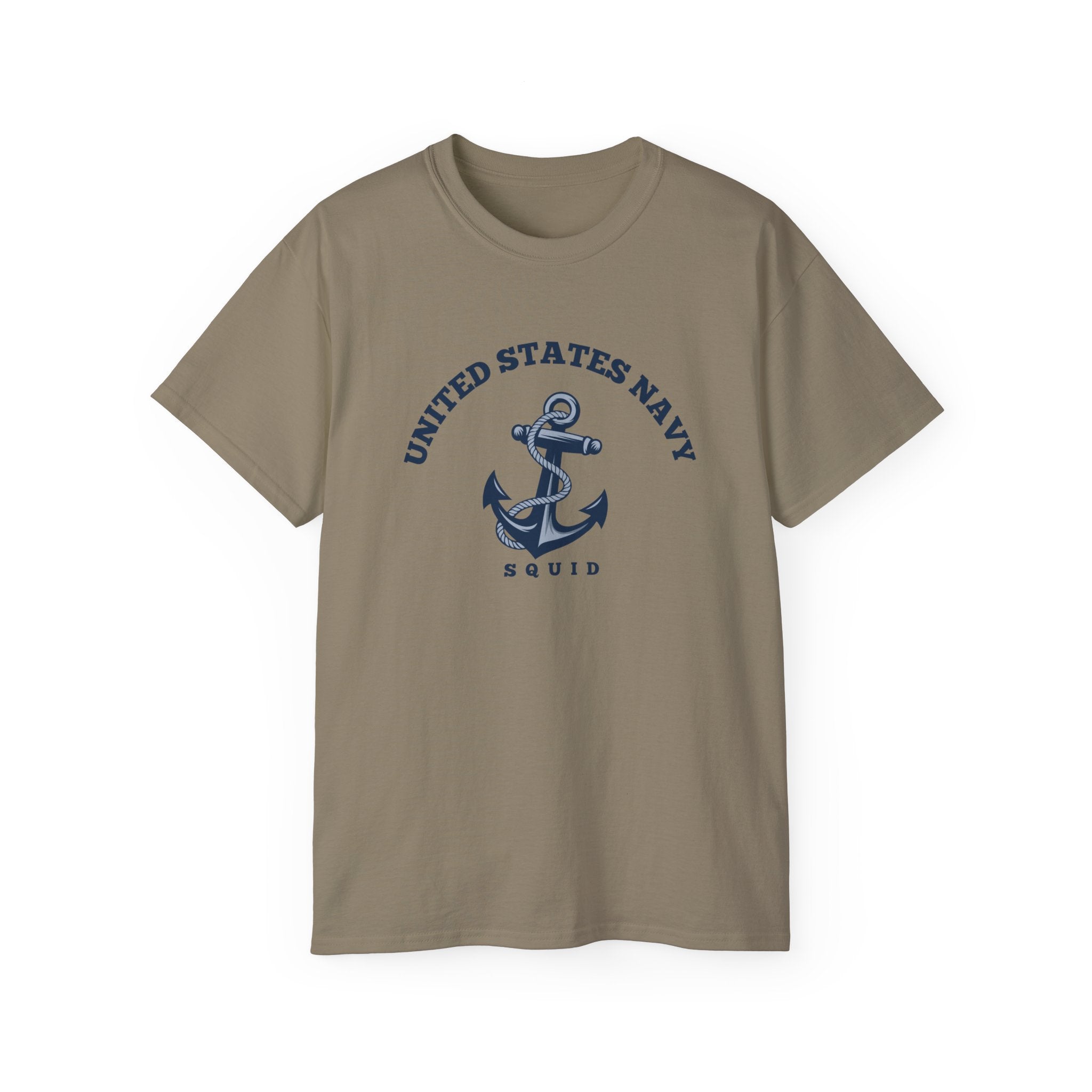 United States Navy Anchor Tee — "Squid" Graphic Cotton T-Shirt