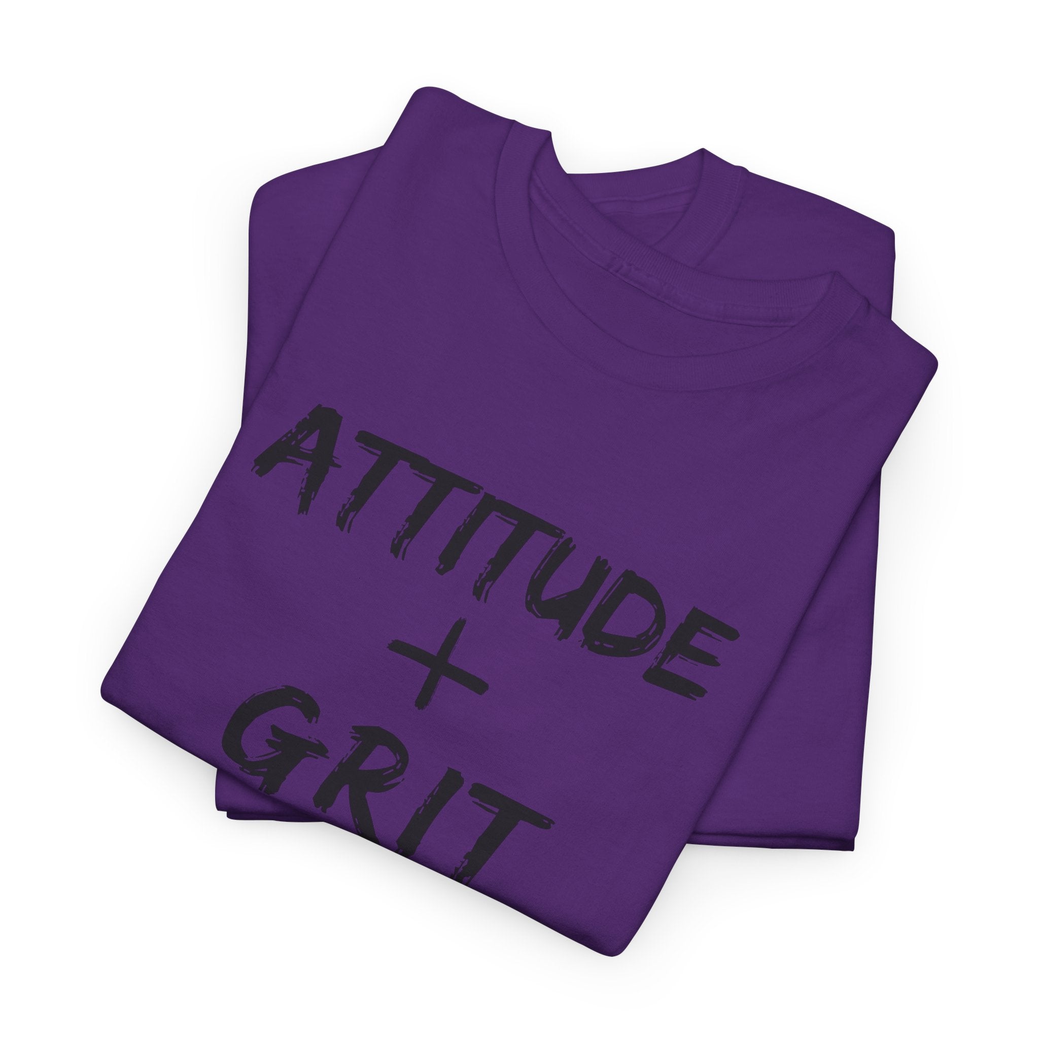 Hill Raised Tee — "Attitude + Grit" Graphic T-Shirt