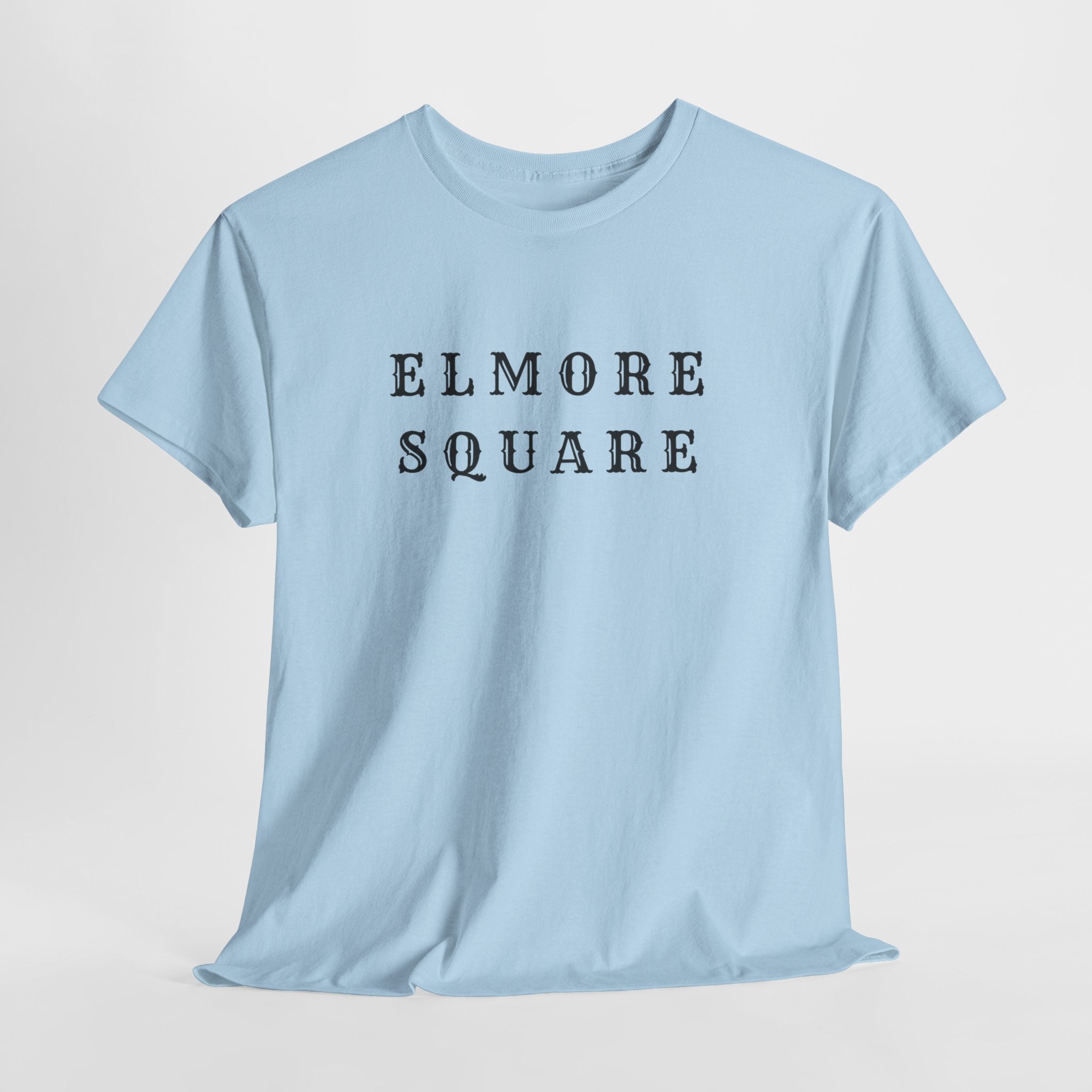 Elmore Square Vintage Text T-Shirt