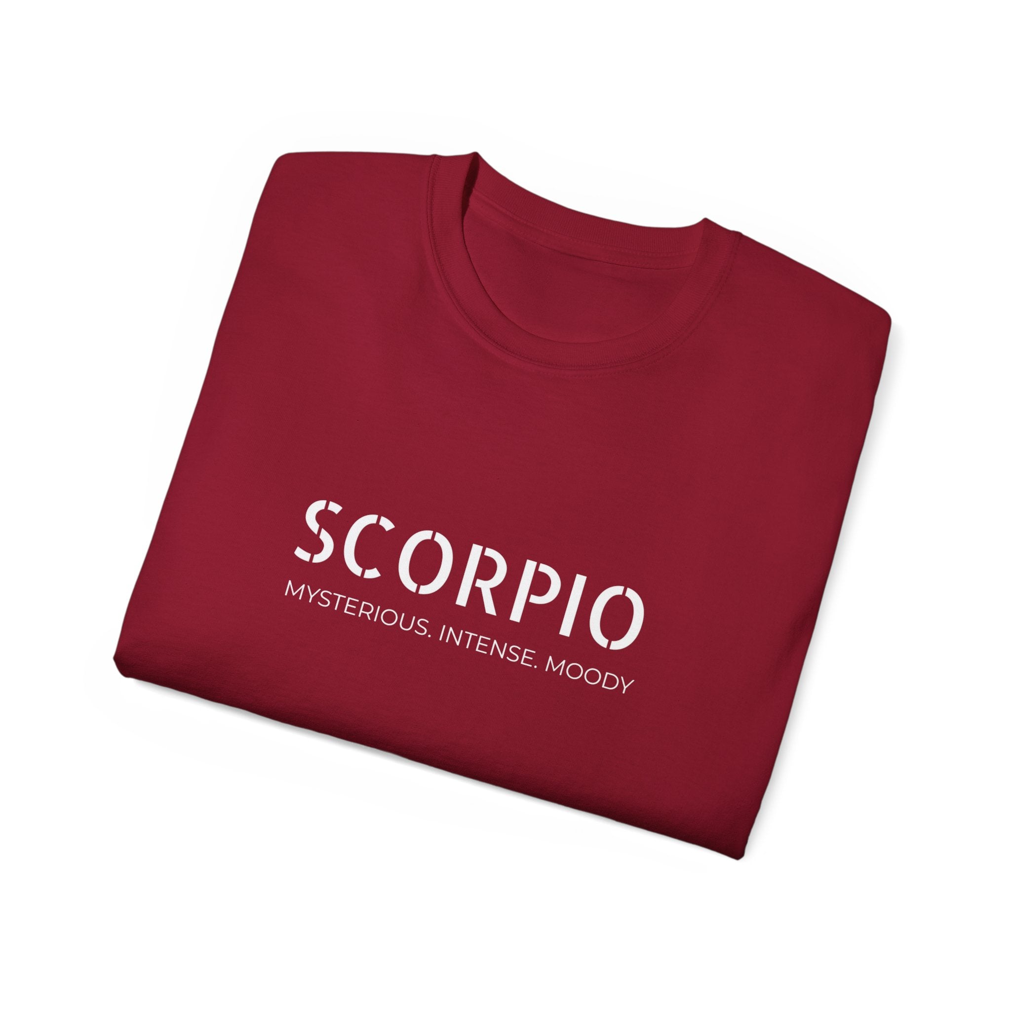 Scorpio T-Shirt — Mysterious • Intense • Moody Zodiac Tee for Scorpio Fans