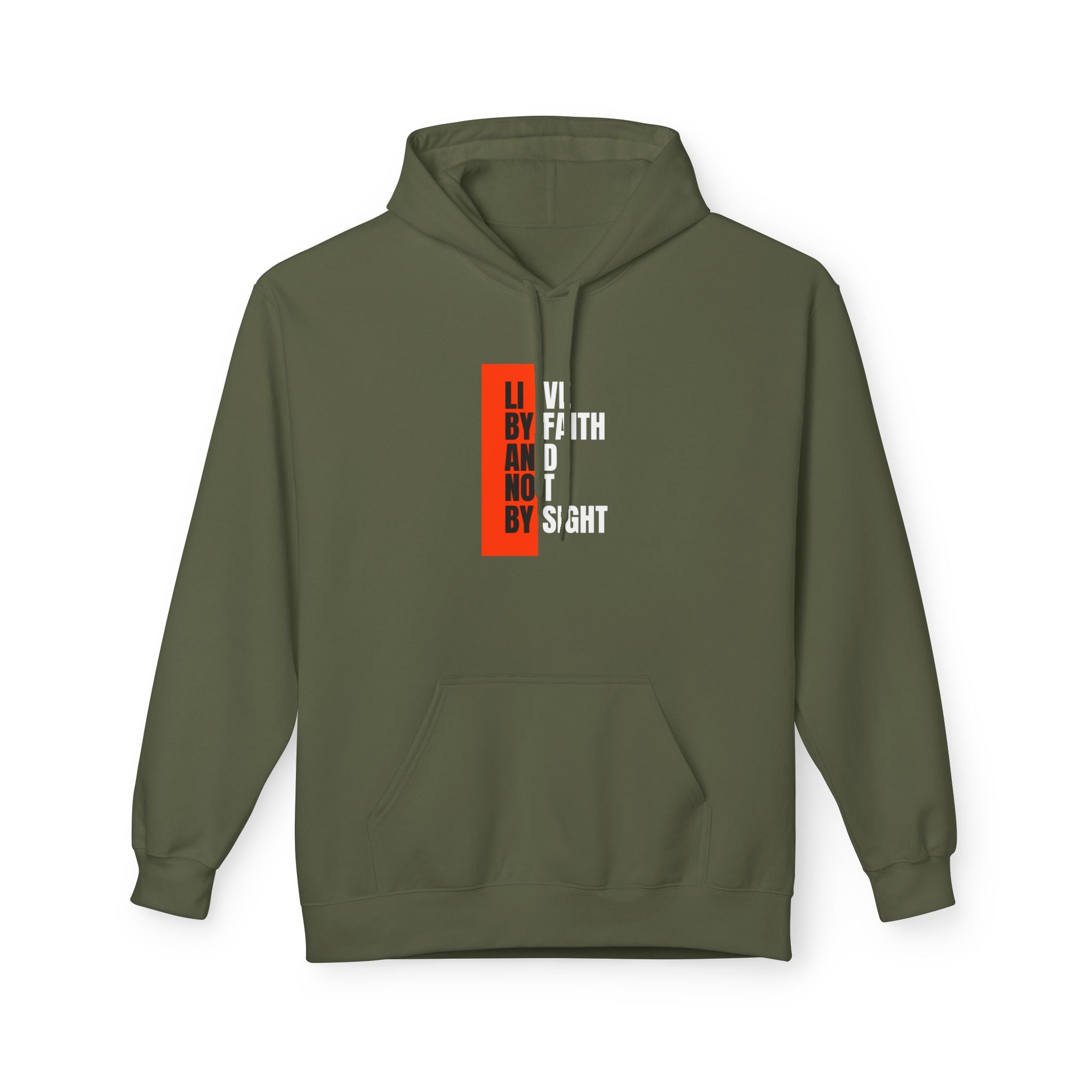 Faith Over Sight Hoodie — "By Faith Not By Sight" Graphic Hoodie