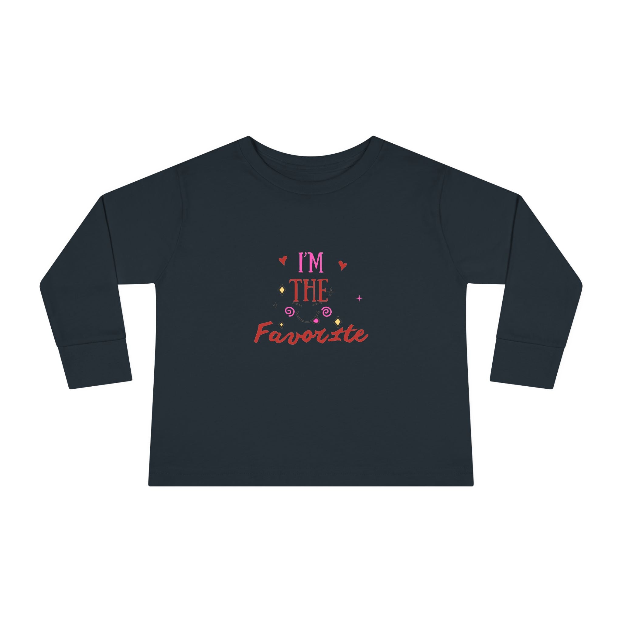 Toddler Long Sleeve Tee — "I'm the Favorite" Cute Kid’s Long-Sleeve Shirt