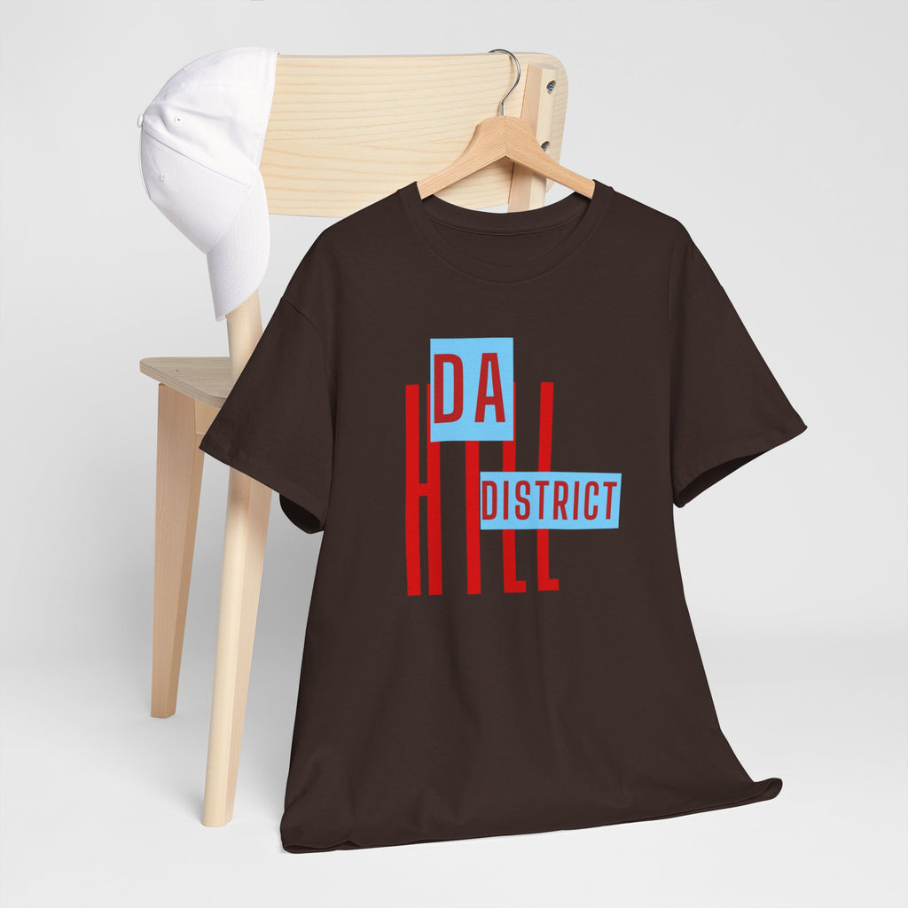 Hill District Retro Logo T‑Shirt — "Da Hill District" Pittsburgh Pride Tee