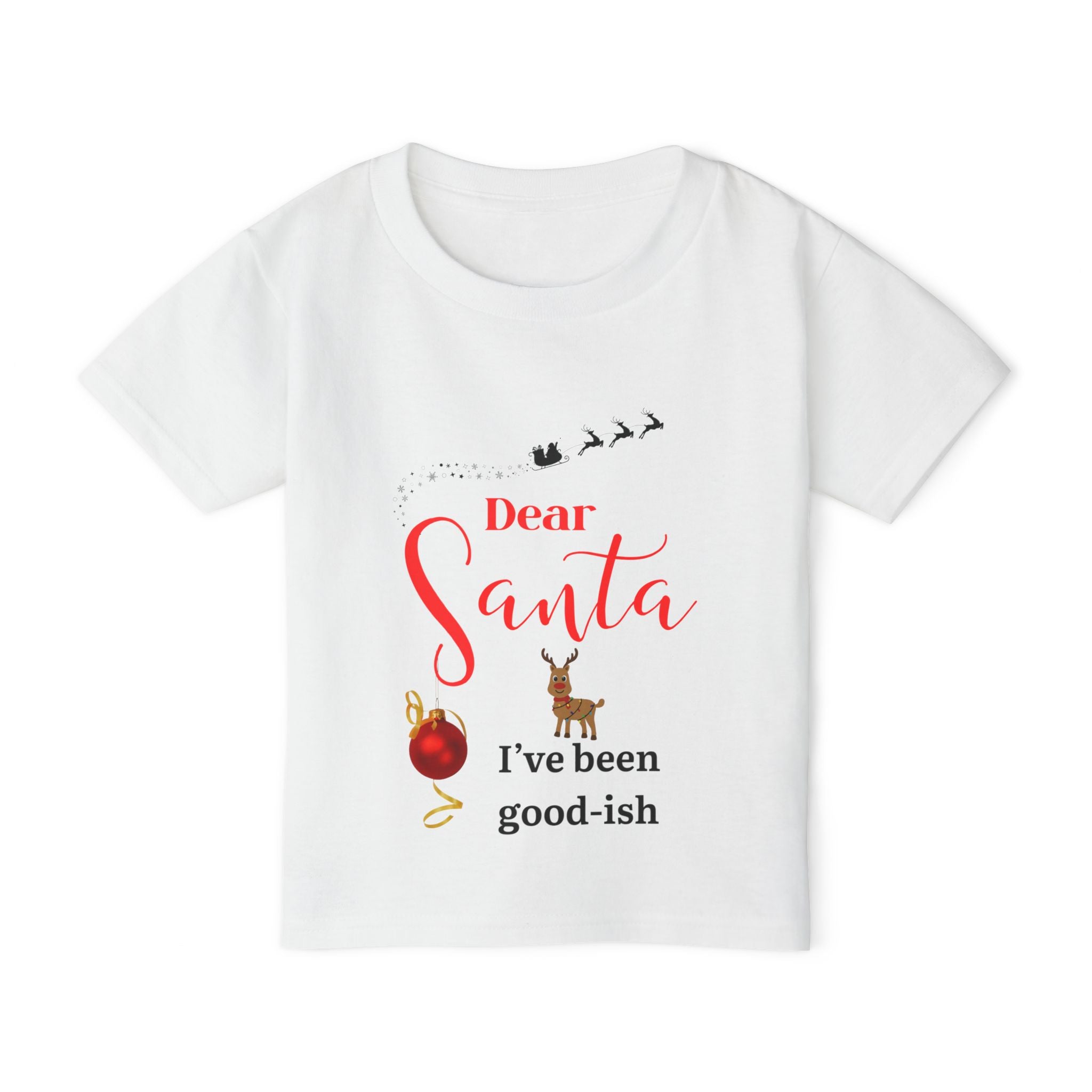 Dear Santa, I've been good...Toddler T-Shirt, Christmas Apparel, Holiday Gift, Cute Kids Shirt, Santa Themed Clothes, Funny Kids Tee