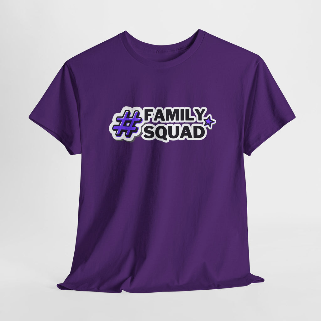 Family Squad T-Shirt — #FamilySquad Graphic Tee for Matching Family Outfits