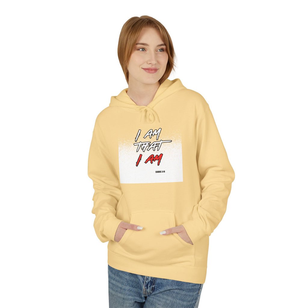 Hoodie — 'Lazy Today, Lady Tomorrow' Minimal Script Hoodie (White)