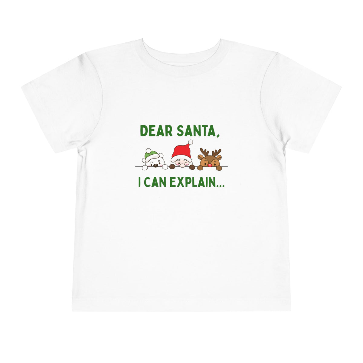 Dear Santa I Can Explain Toddler Christmas Tee