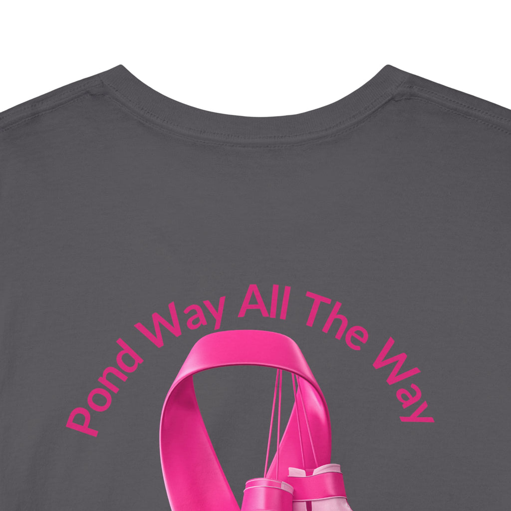 Breast Cancer Awareness Tee — “Our Fight Is Her Fight” Pink Ribbon Support Shirt