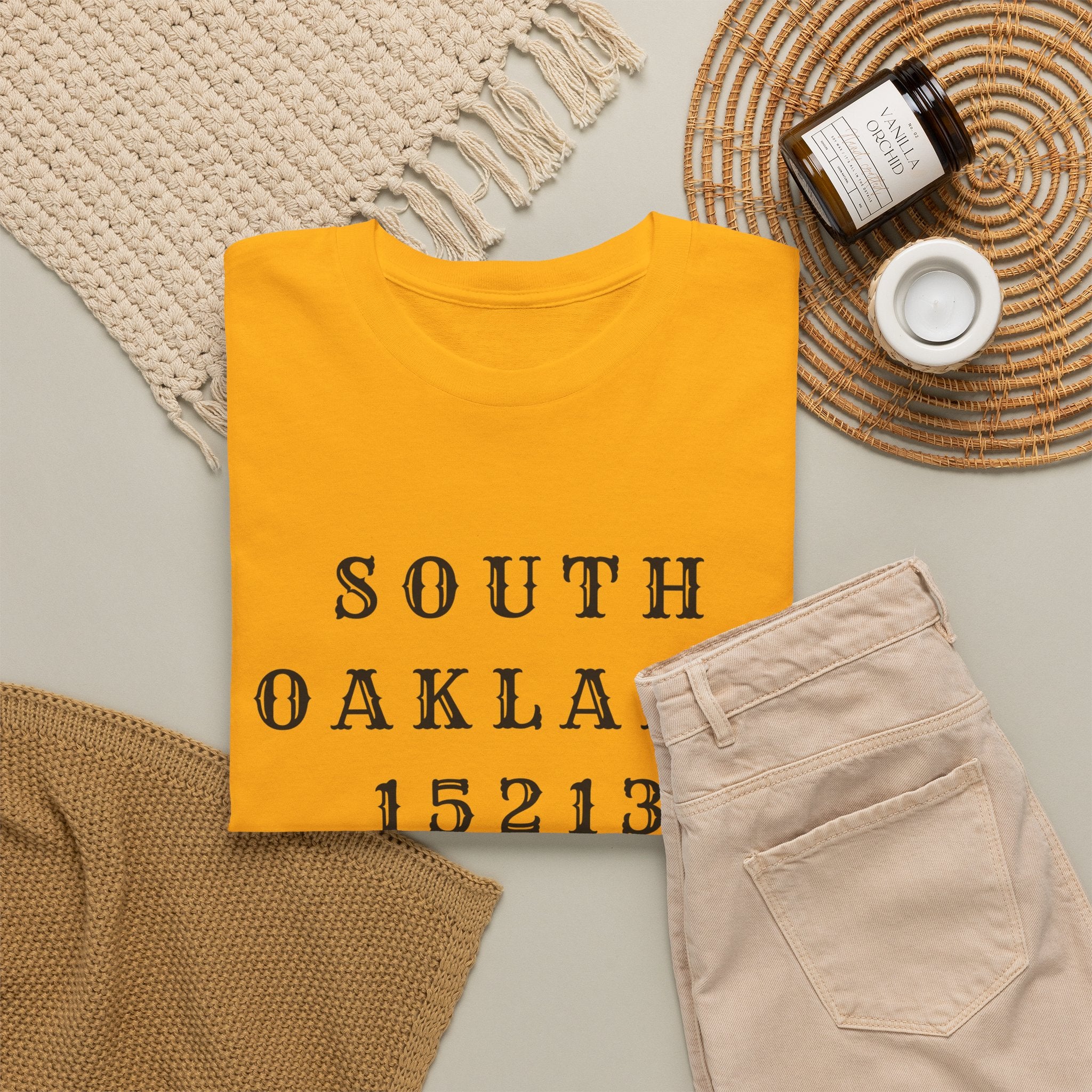 South Oakland 15213 T‑Shirt — Vintage Zip Code Tee