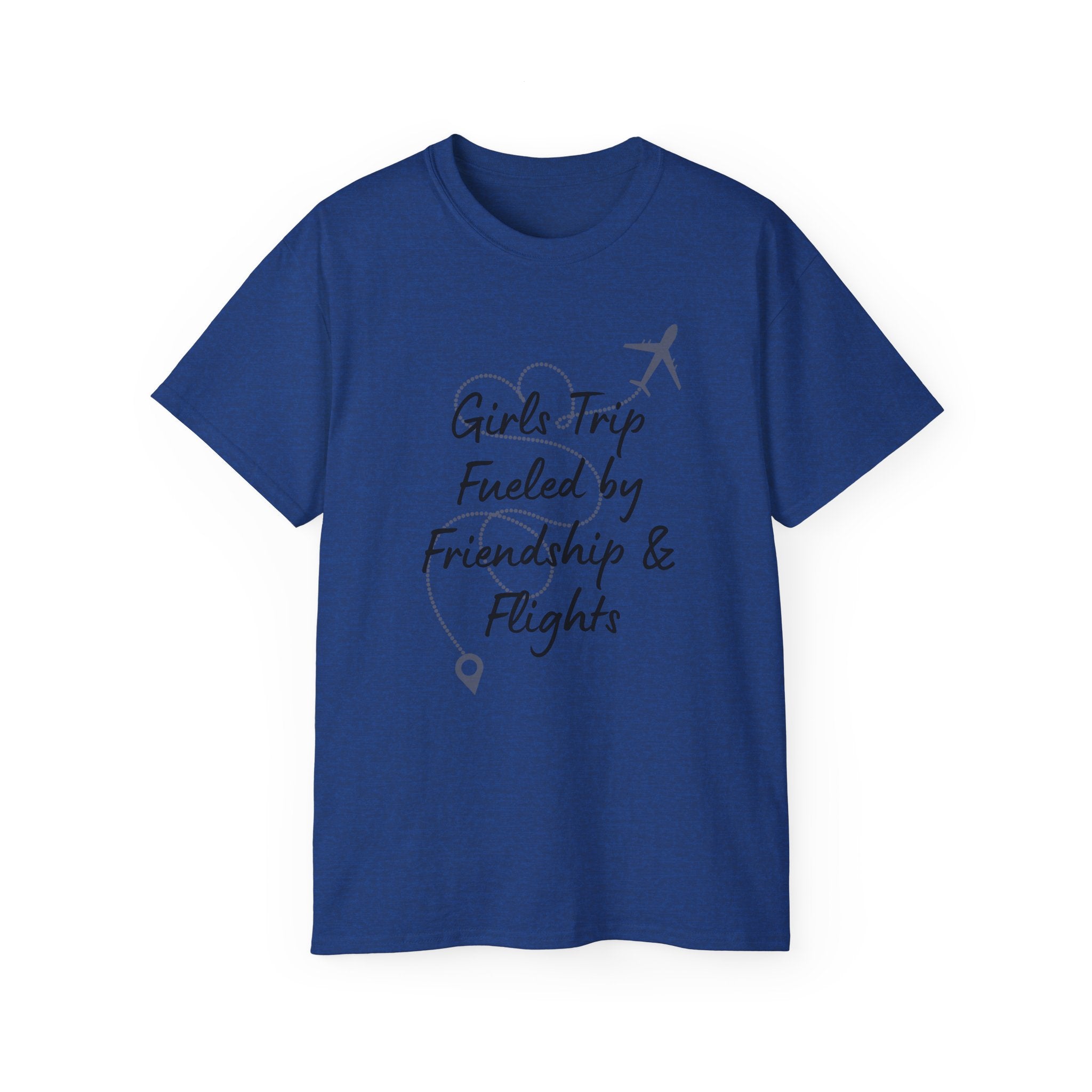 Girls Trip Tee — "Girls Trip Fueled by Friendship & Flights" Travel Shirt