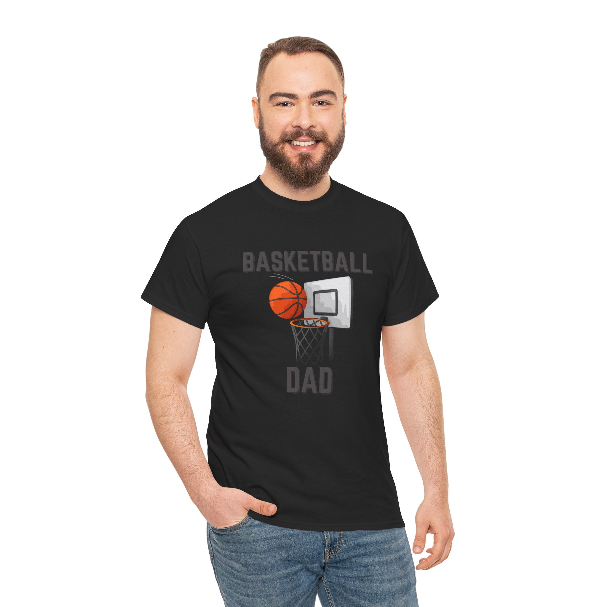 Basketball Dad T-Shirt — Dad Gift, Basketball Coach & Game Day Tee