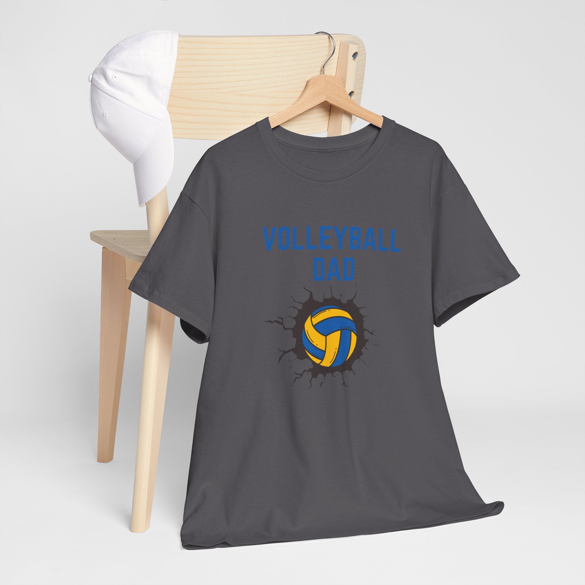 Volleyball Dad T-Shirt — Dad Gift, Volleyball Player Support Tee