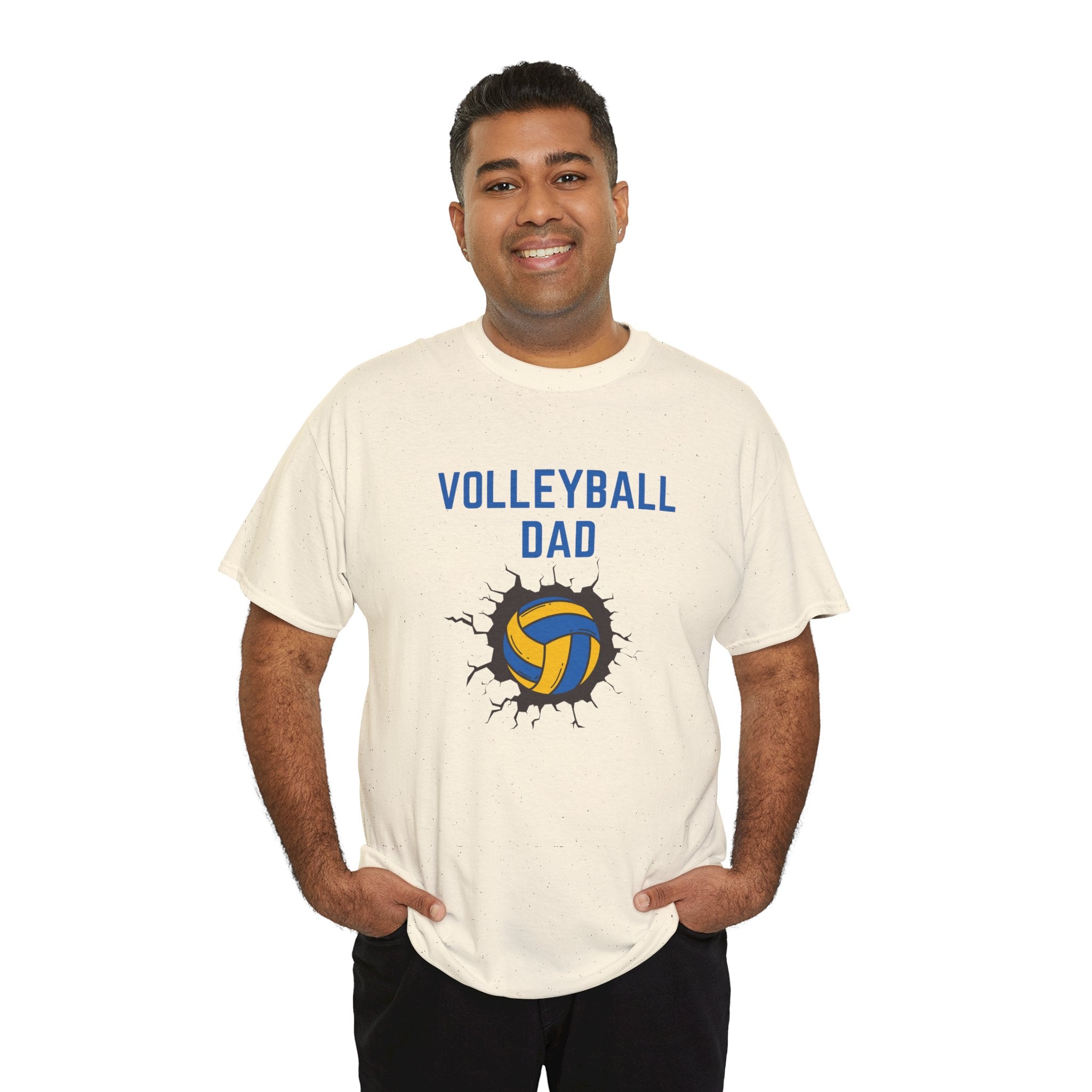Volleyball Dad T-Shirt — Dad Gift, Volleyball Player Support Tee