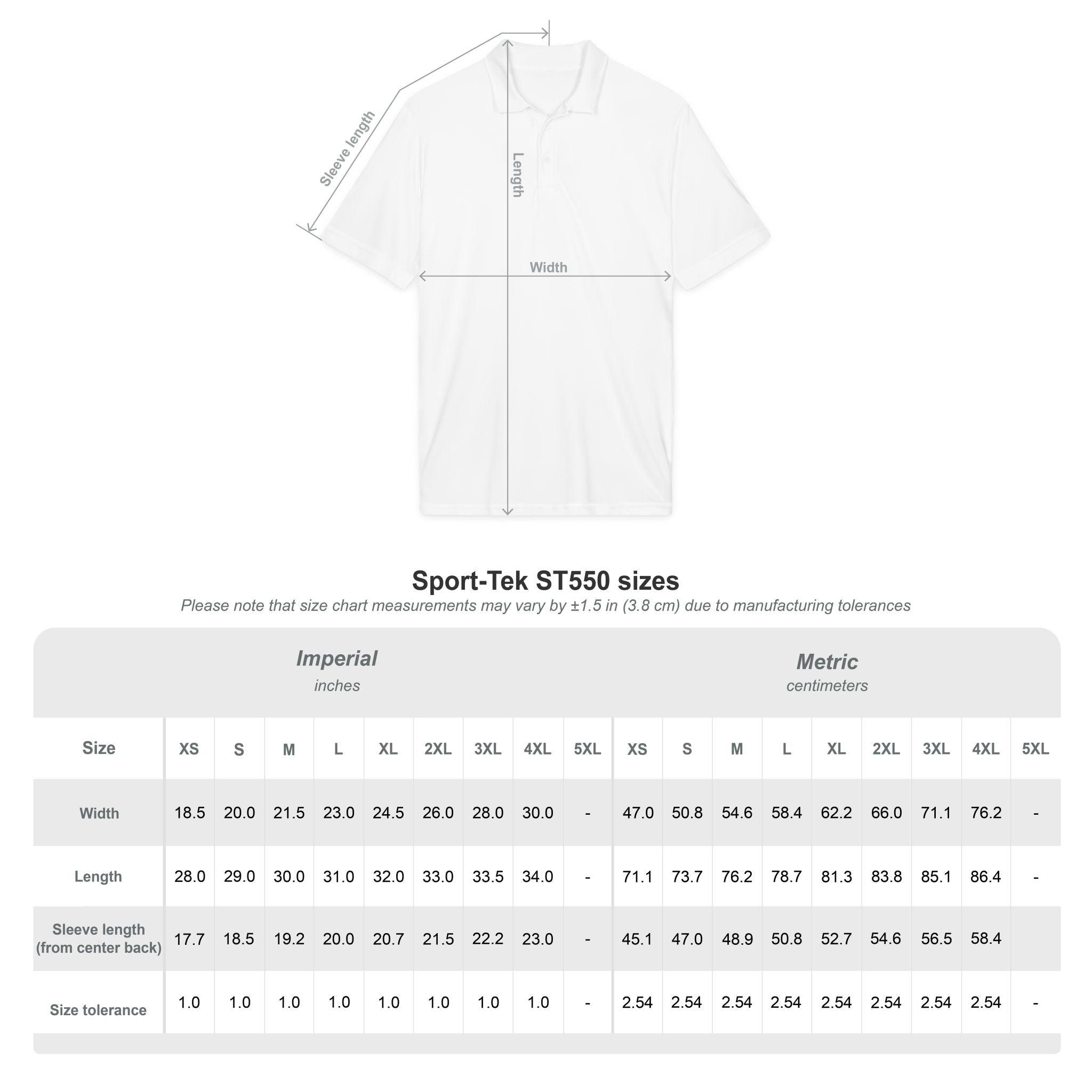 Bisma Embroidered CMA Polo Shirt — 'Butterfly' Logo Performance Golf Polo